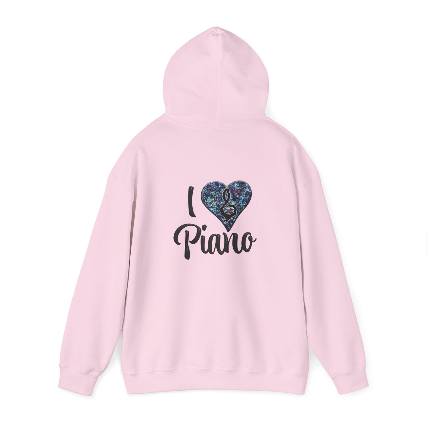 Hunter Hall: I ❤️ Piano Heavy Blend Hoodie