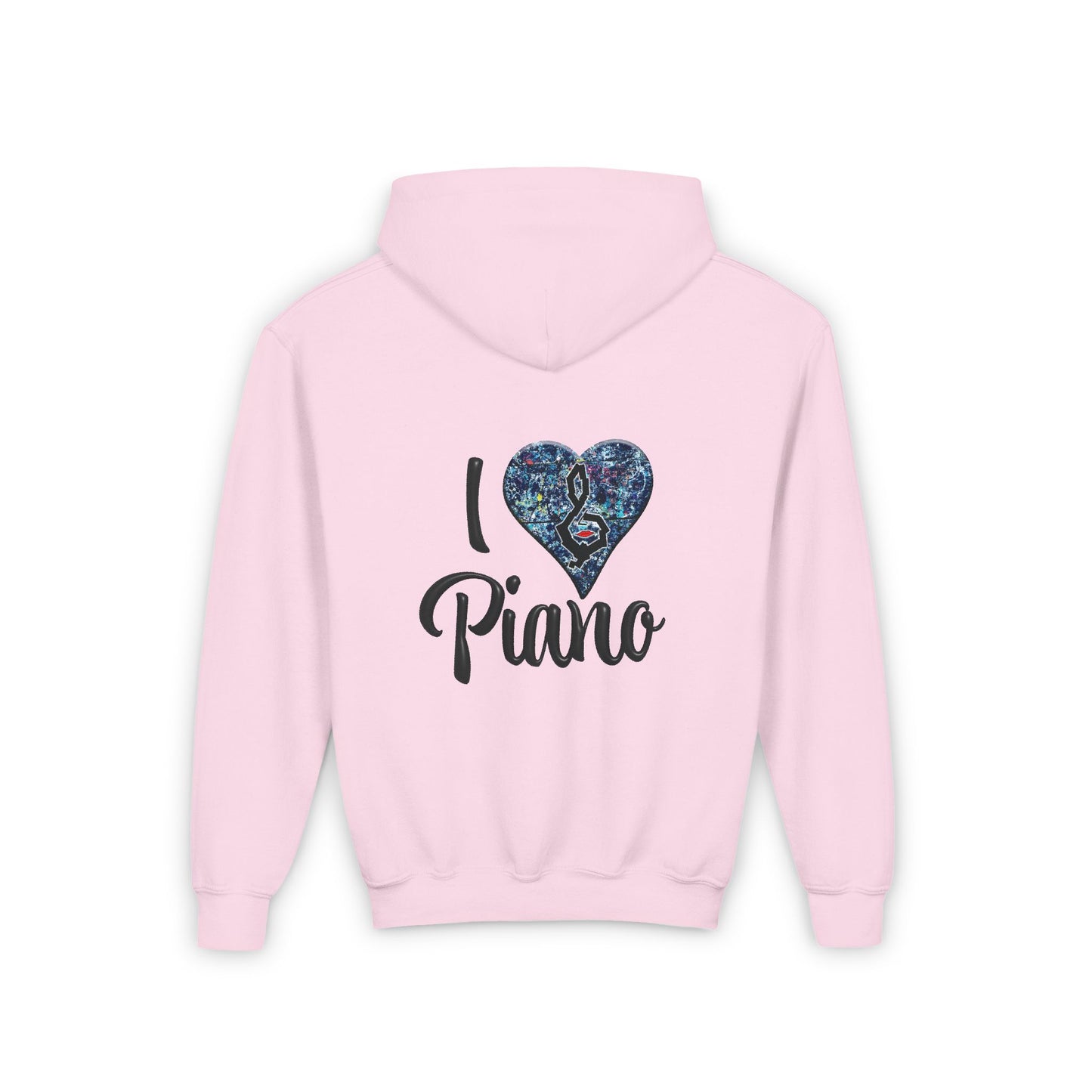 Hunter Hall: I ❤️ Piano Youth Hoodie
