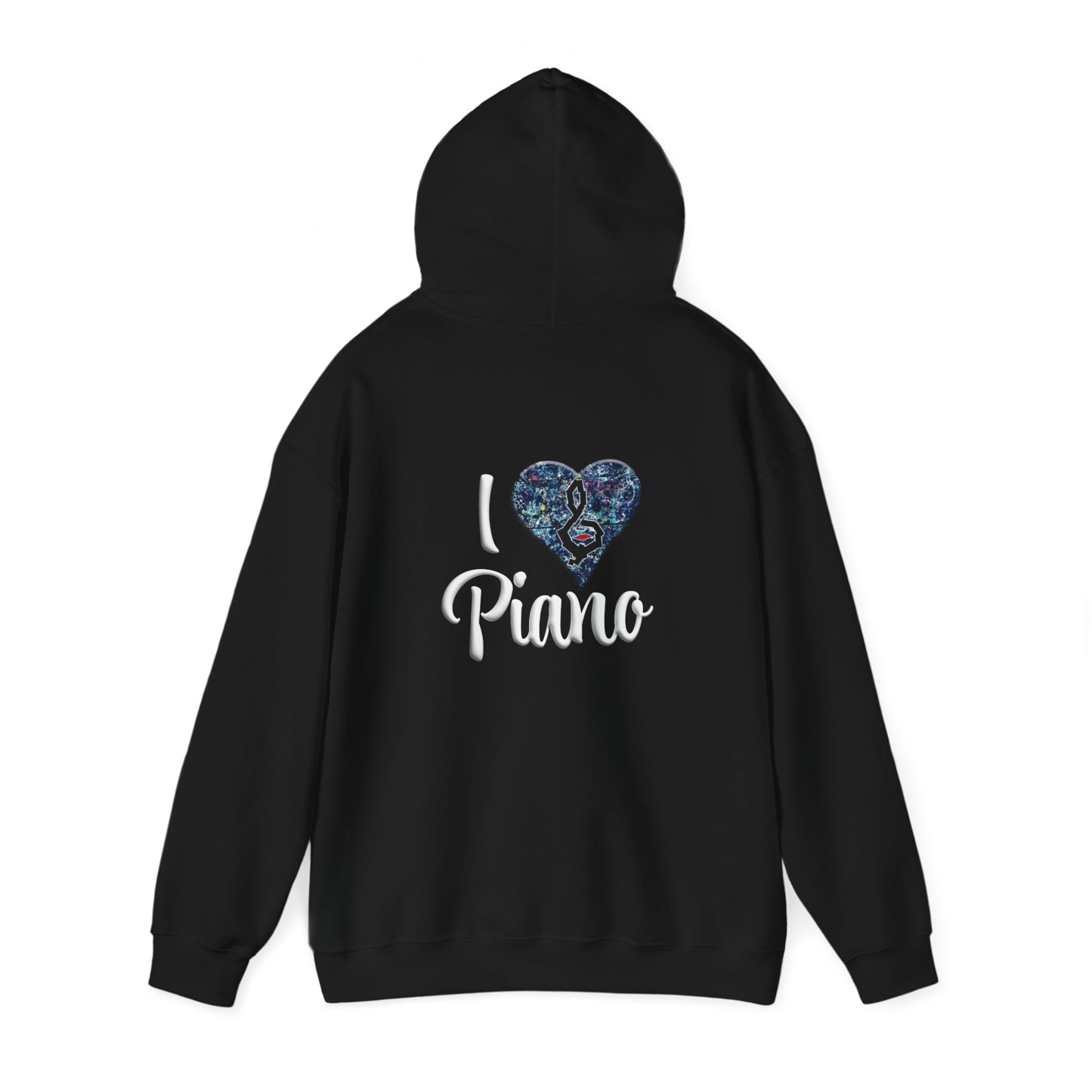 Hunter Hall: I ❤️ Piano Heavy Blend Hoodie