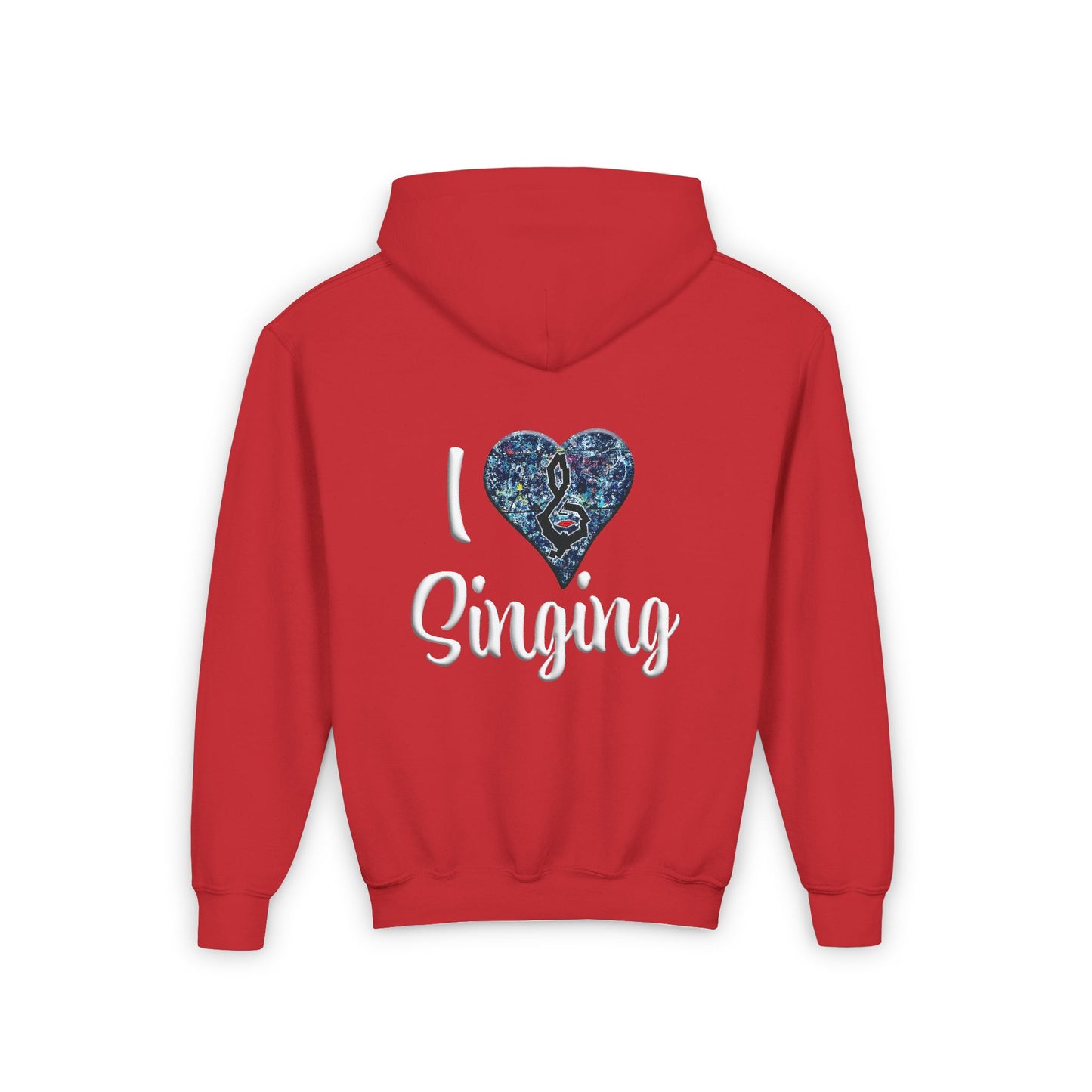 Hunter Hall: I ❤️ Singing Youth Hoodie