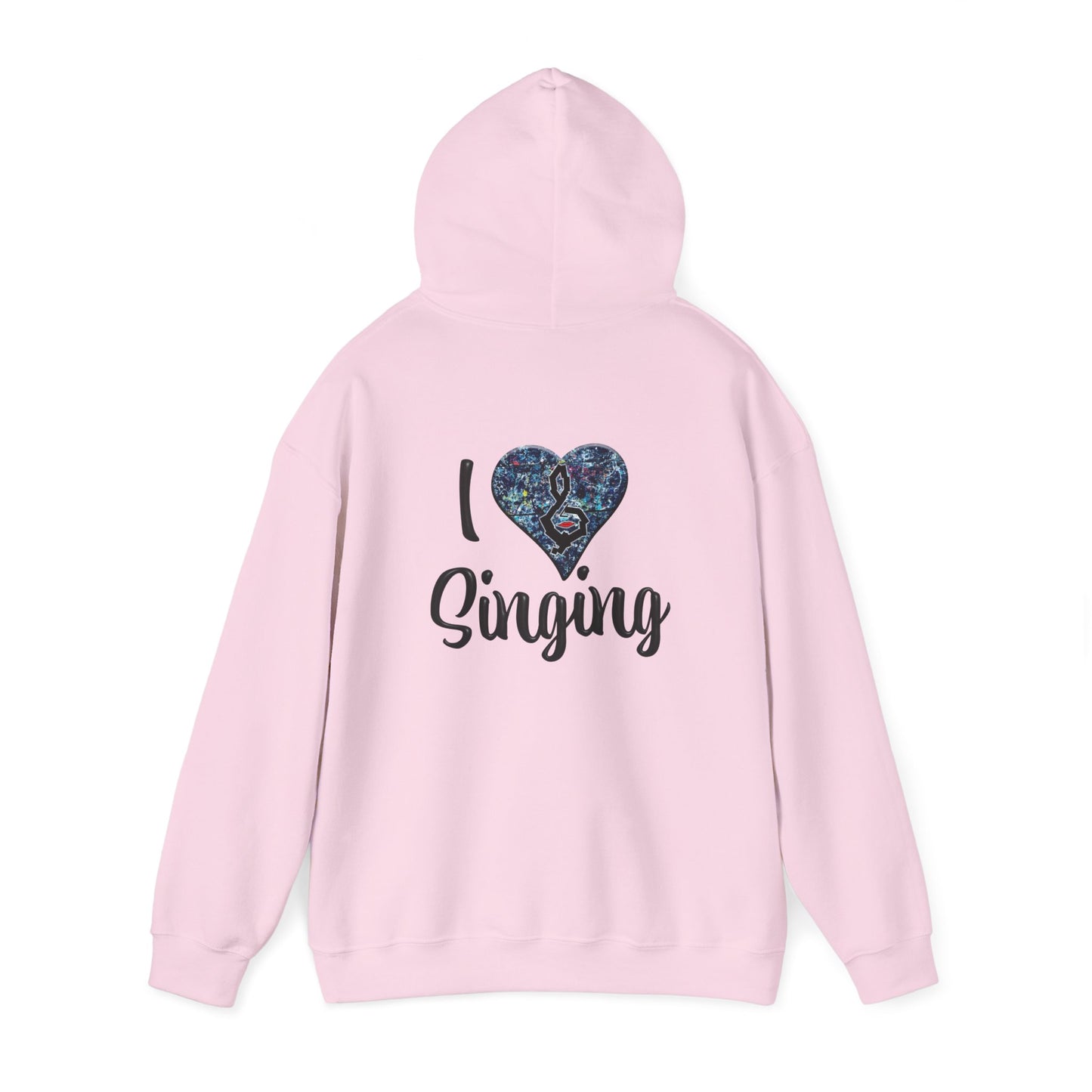 Hunter Hall: I ❤️ Singing Heavy Blend Hoodie