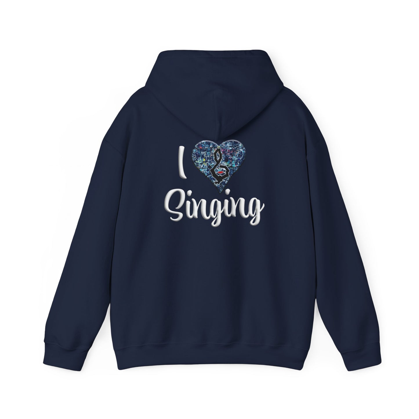 Hunter Hall: I ❤️ Singing Heavy Blend Hoodie