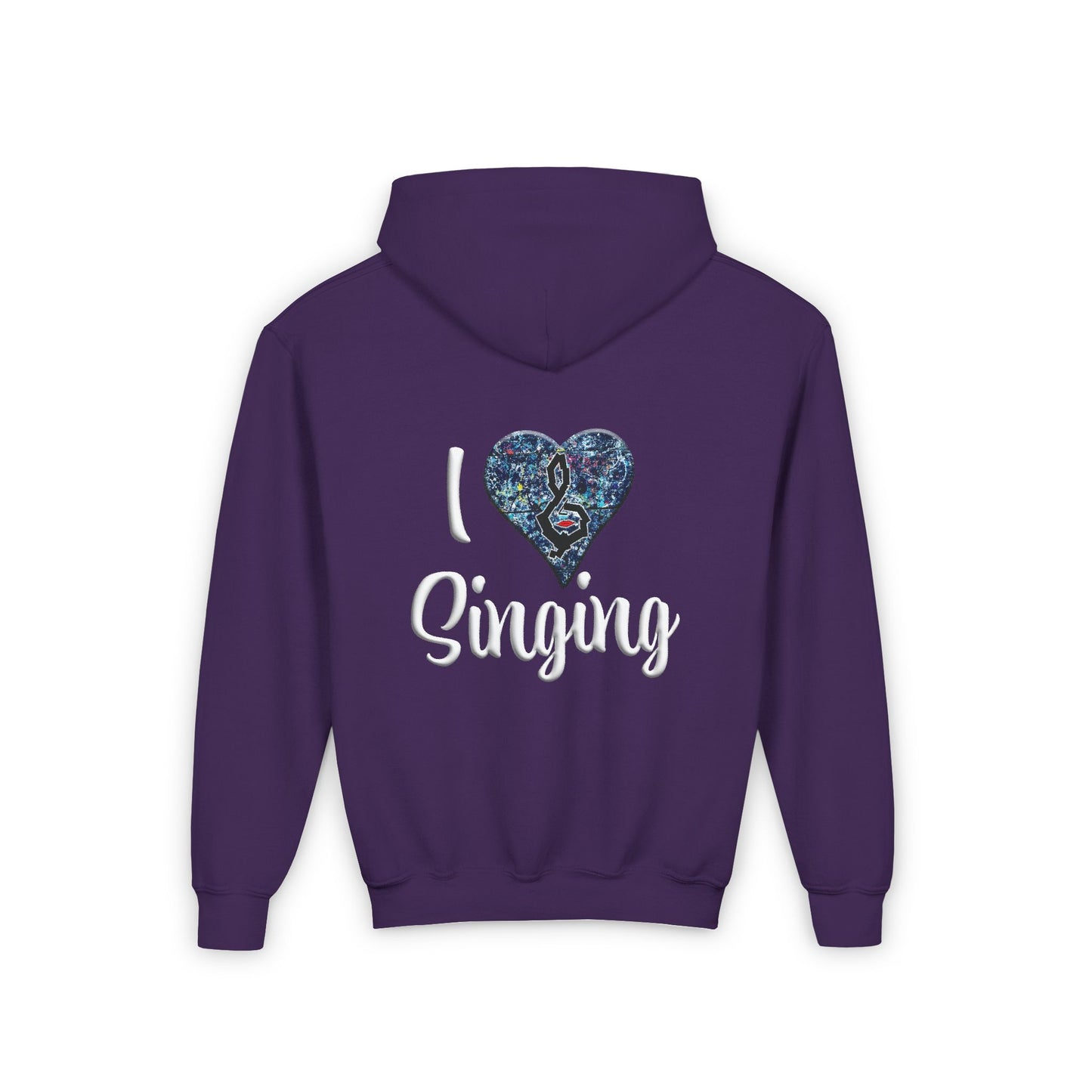 Hunter Hall: I ❤️ Singing Youth Hoodie