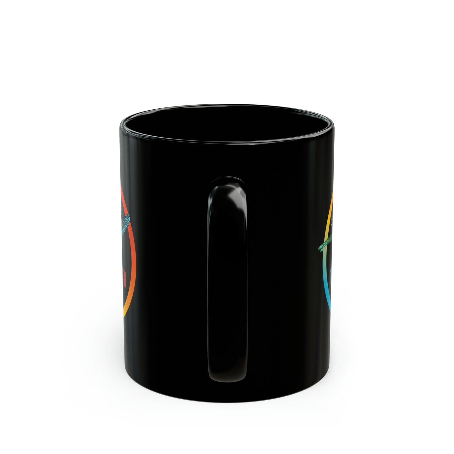 Solari Turtle Forth Black Mug B (11oz)