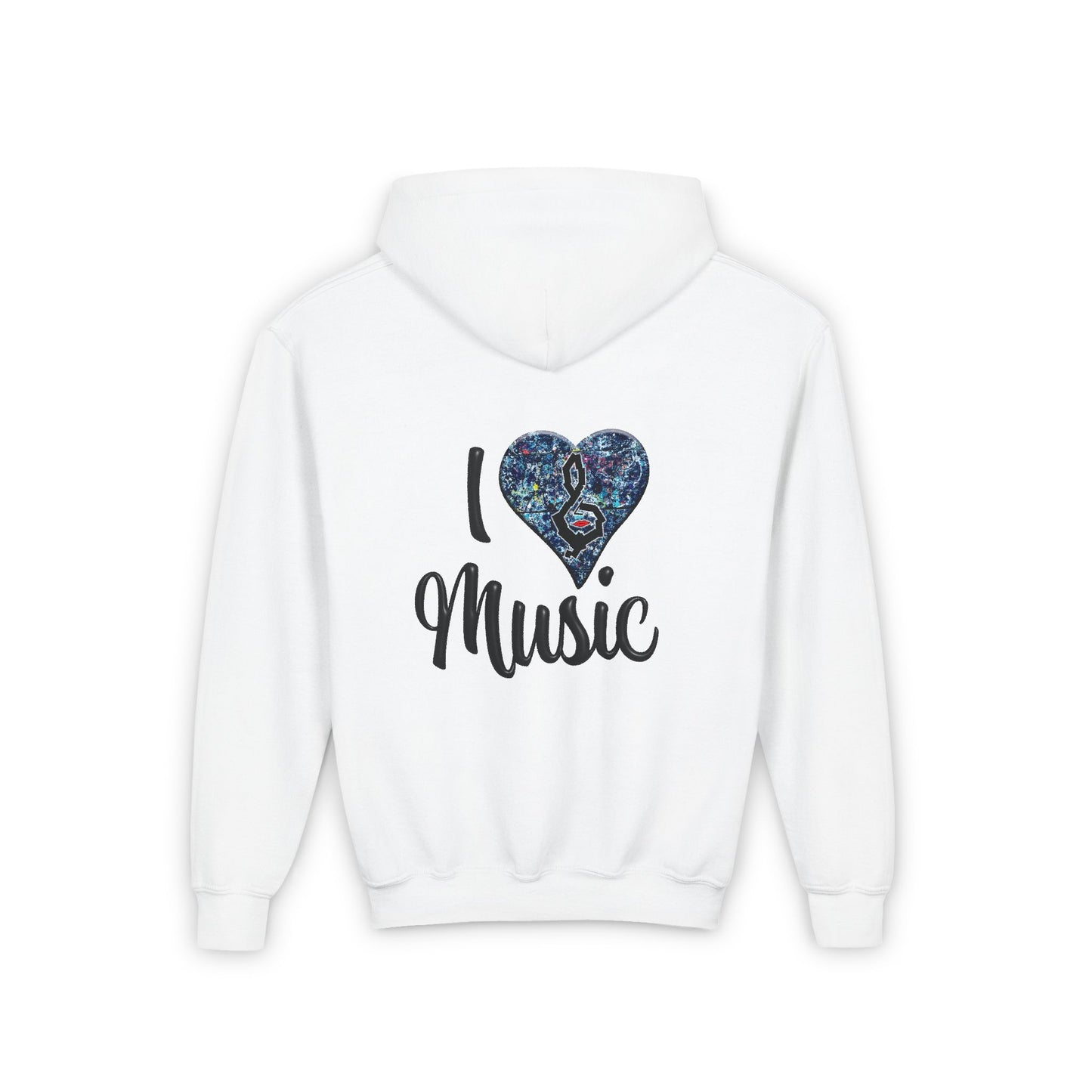 Hunter Hall: I ❤️ Music Youth Hoodie