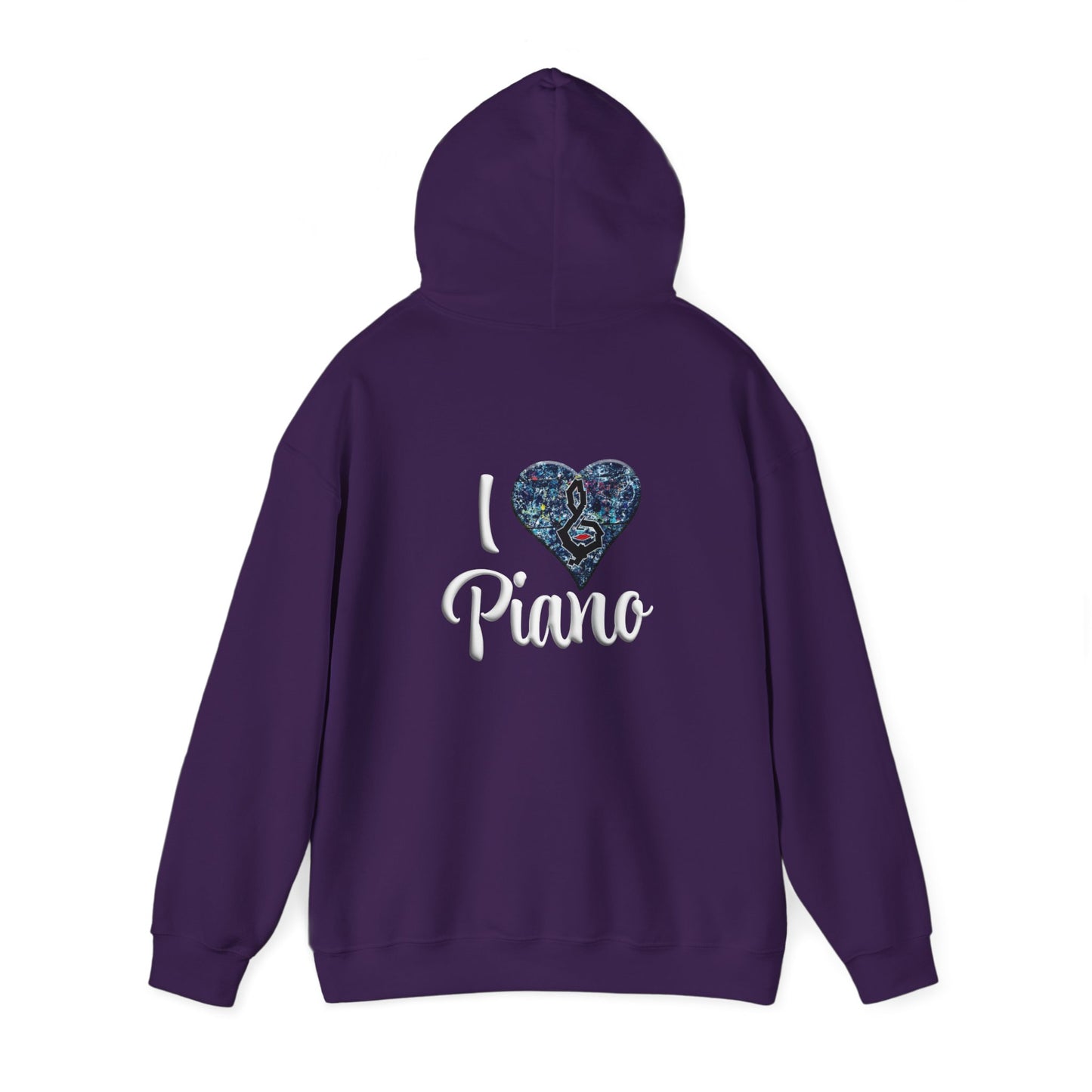 Hunter Hall: I ❤️ Piano Heavy Blend Hoodie