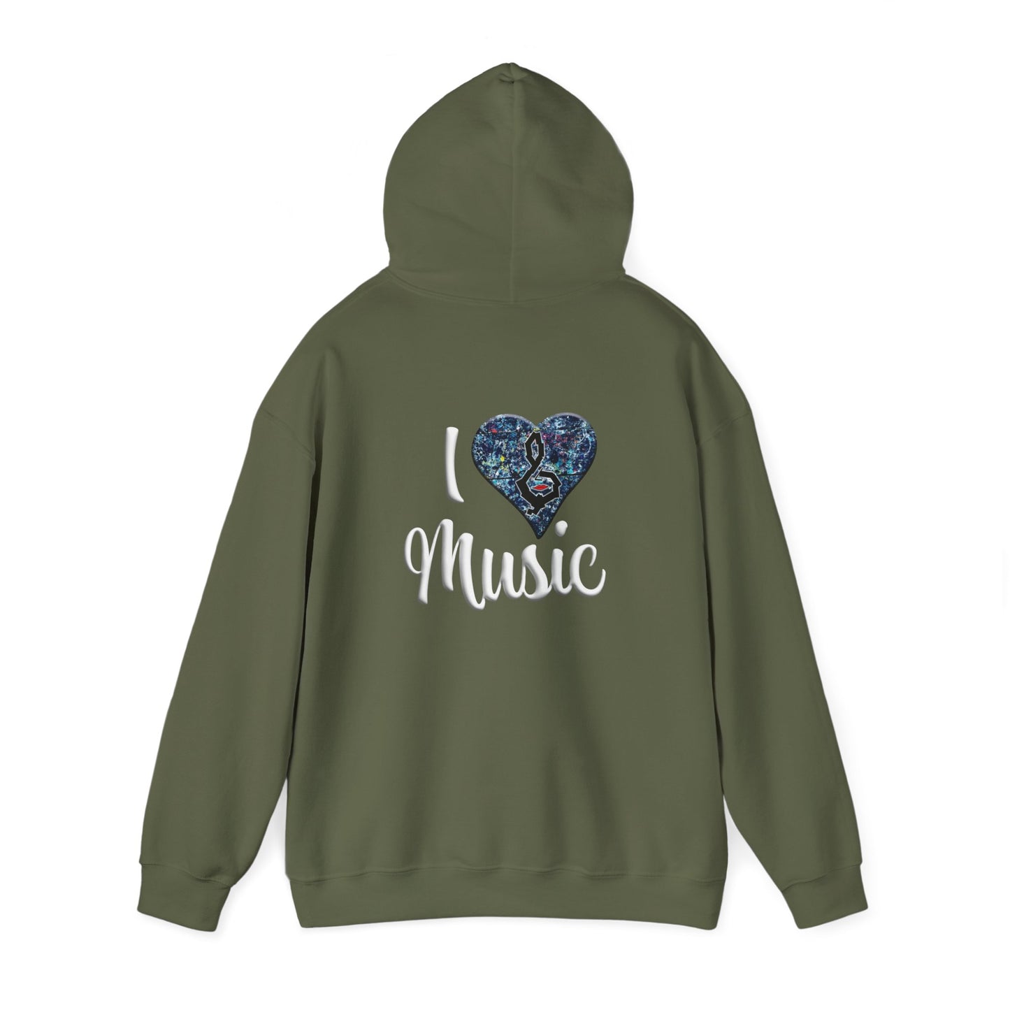 Hunter Hall: I ❤️ Music Heavy Blend Hoodie