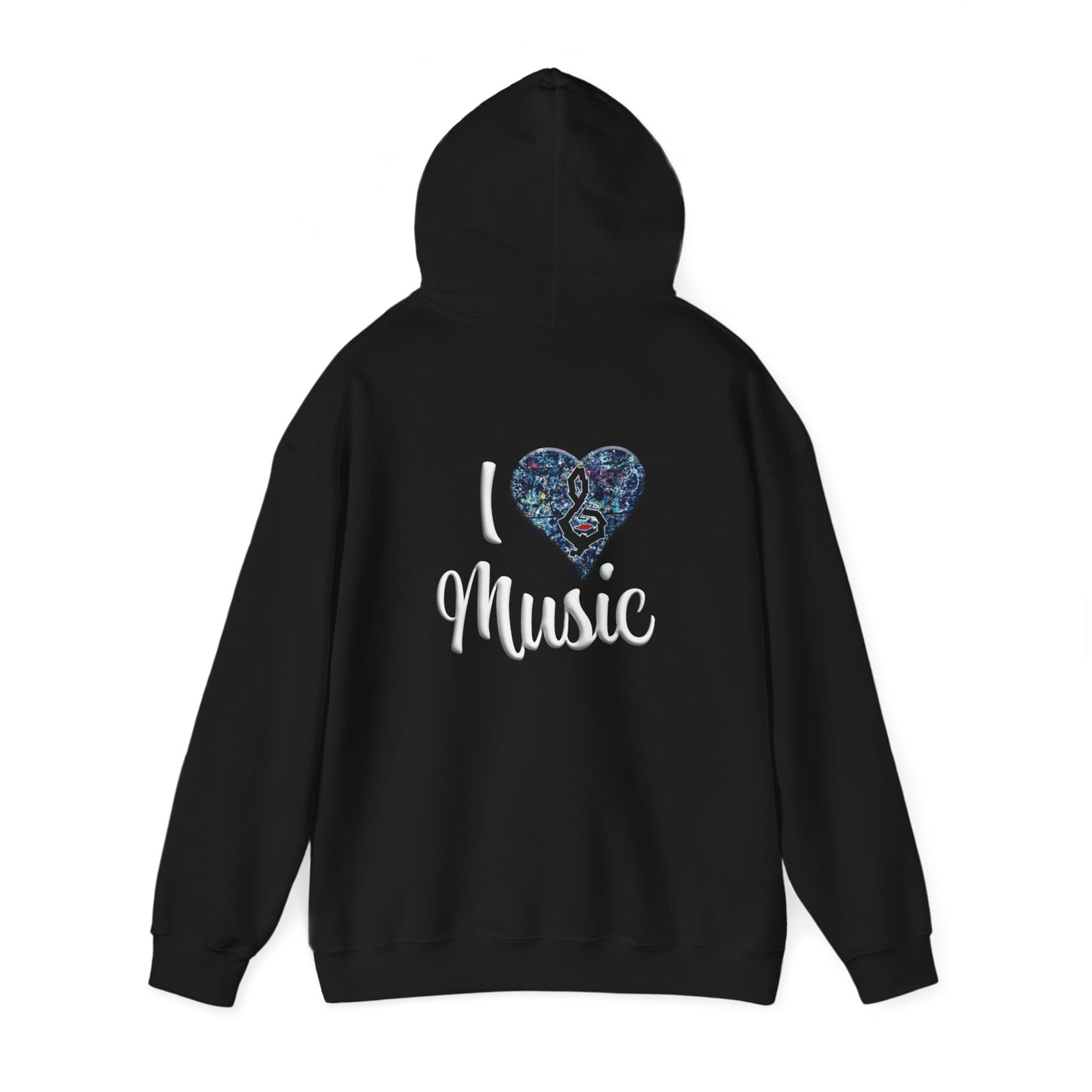 Hunter Hall: I ❤️ Music Heavy Blend Hoodie