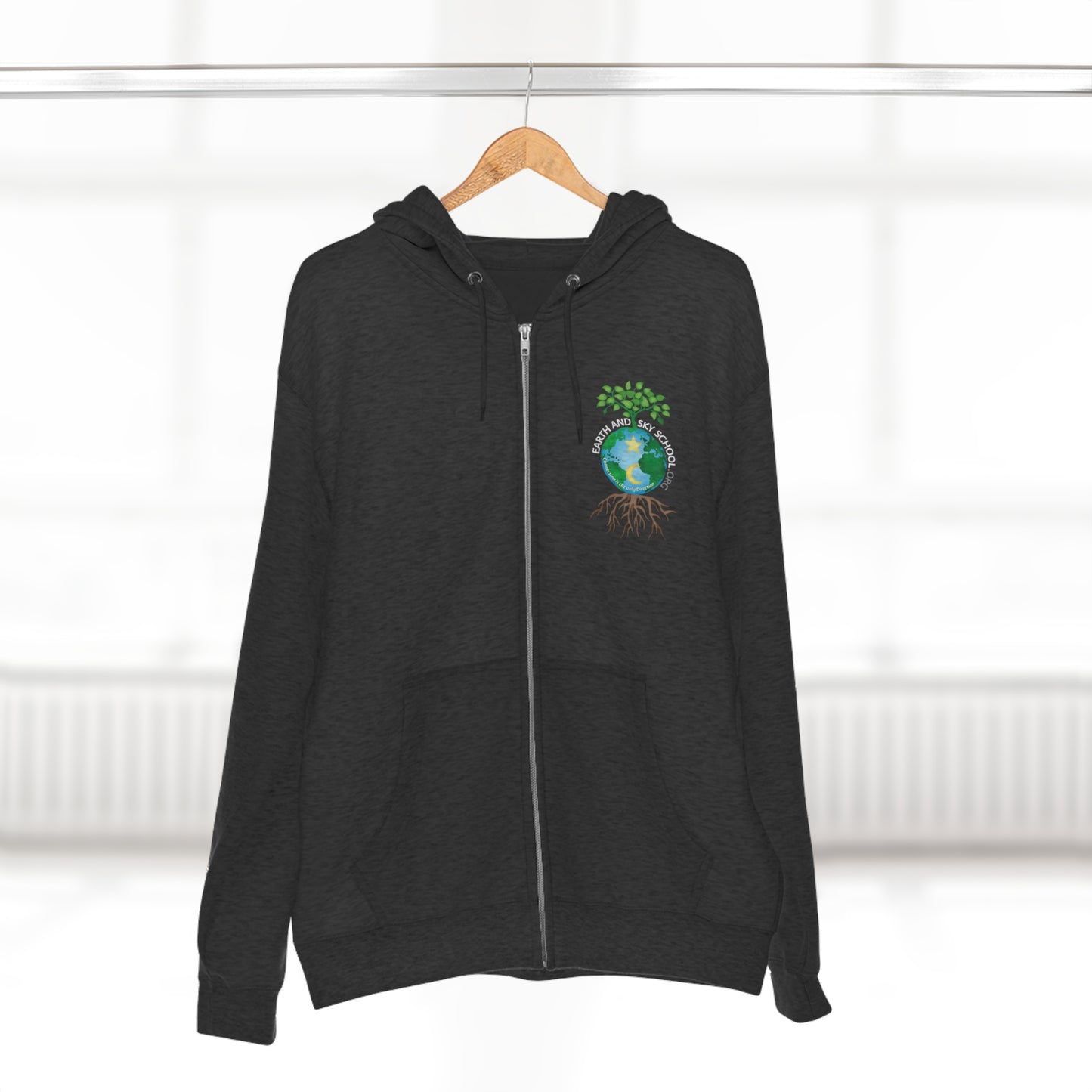 Earth and Sky School Unisex Zip Hoodie