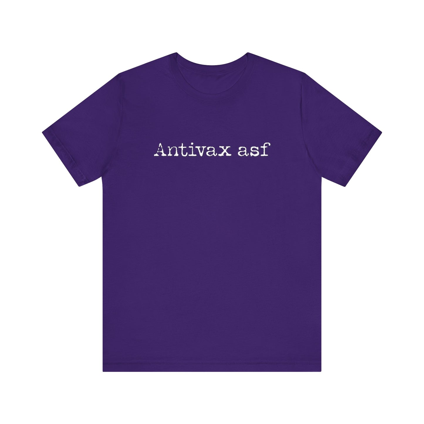 TR Antivax asf Adult Unisex Short Sleeve Tee