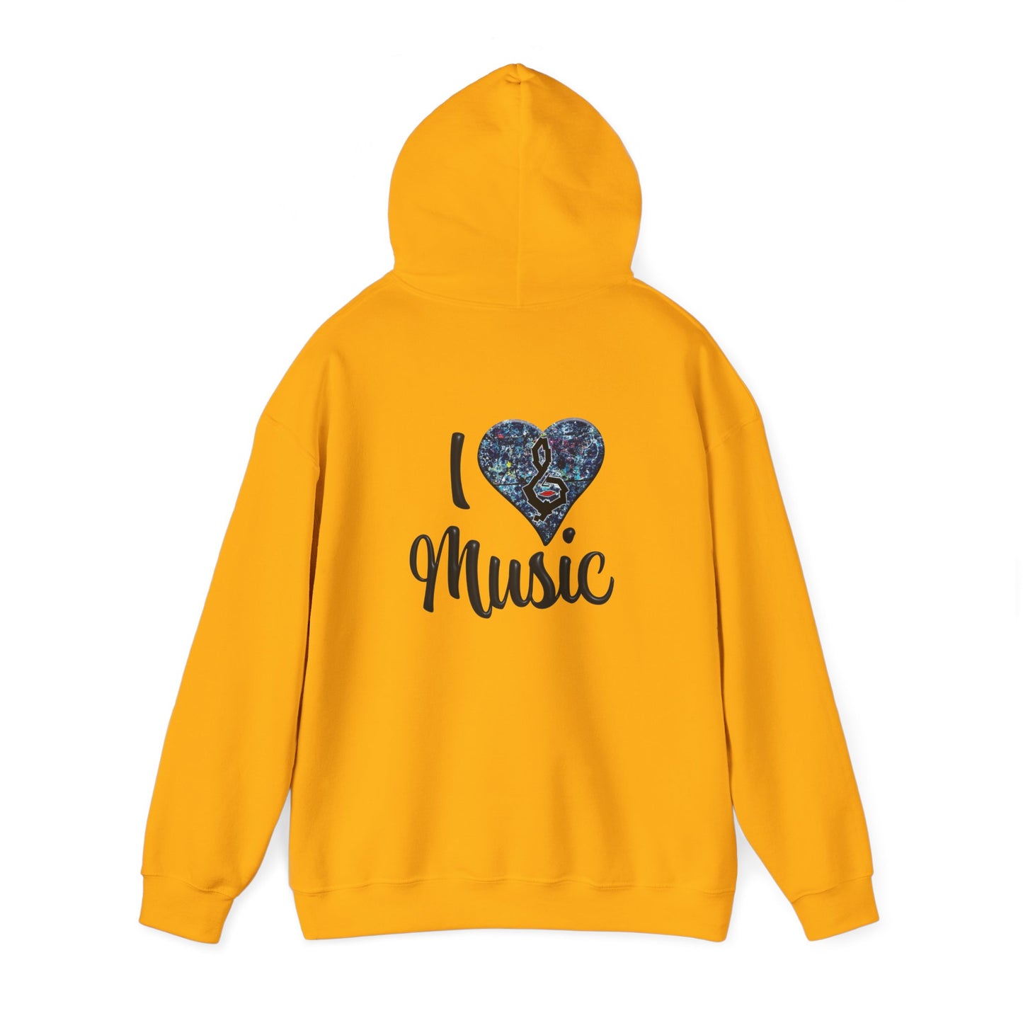 Hunter Hall: I ❤️ Music Heavy Blend Hoodie