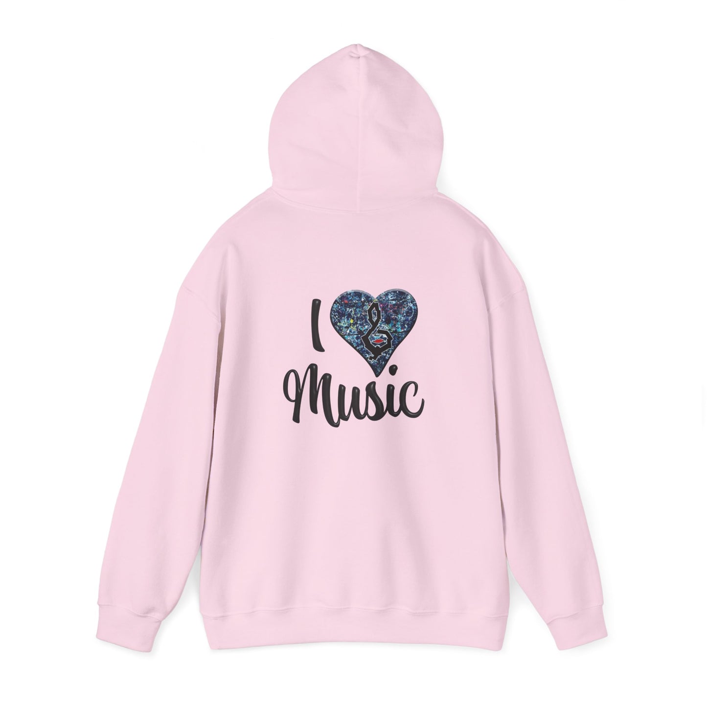 Hunter Hall: I ❤️ Music Heavy Blend Hoodie