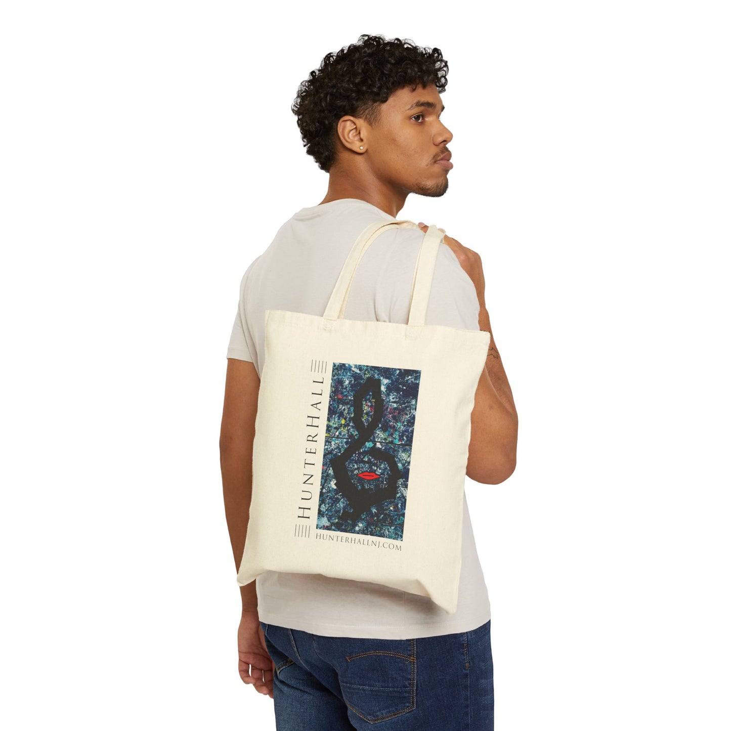 Hunter Hall: Cotton Canvas Tote Bag D3