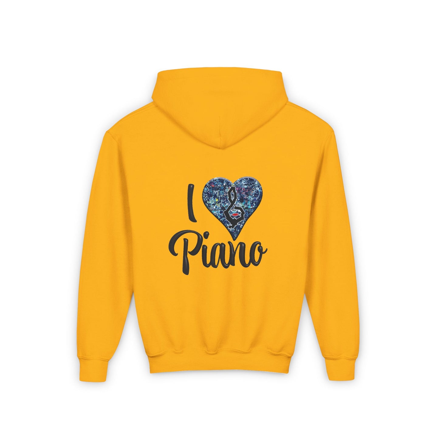 Hunter Hall: I ❤️ Piano Youth Hoodie
