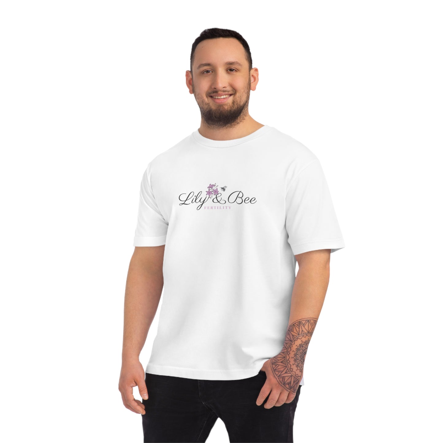 Lily & Bee Unisex,100% Organic Cotton, Relaxed Fit, T-shirt