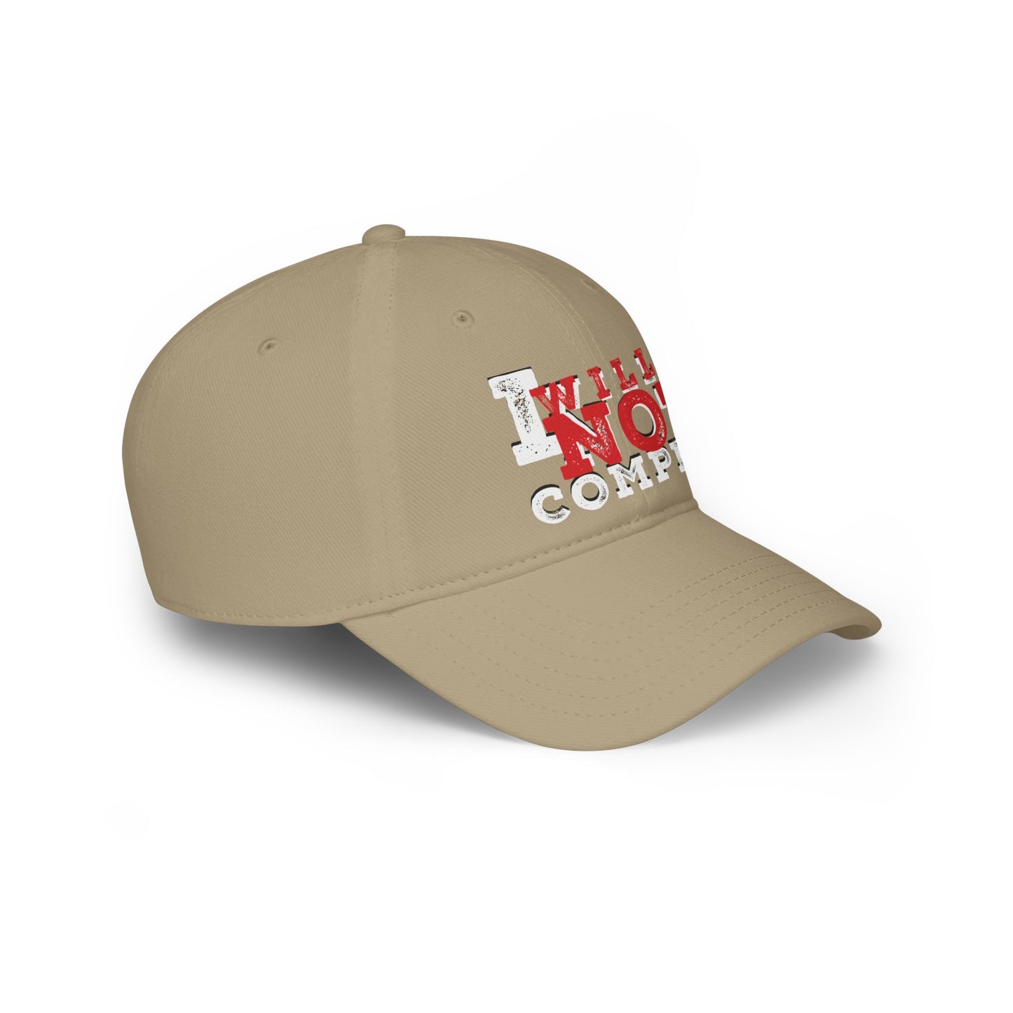 I Will Not Comply Low Profile Baseball Cap