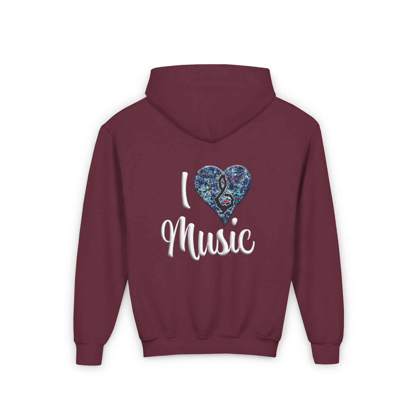 Hunter Hall: I ❤️ Music Youth Hoodie