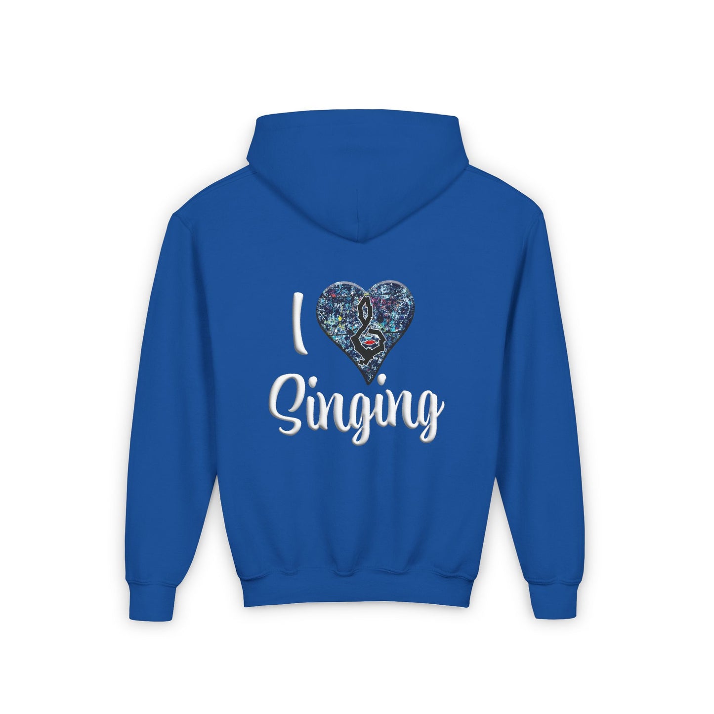 Hunter Hall: I ❤️ Singing Youth Hoodie
