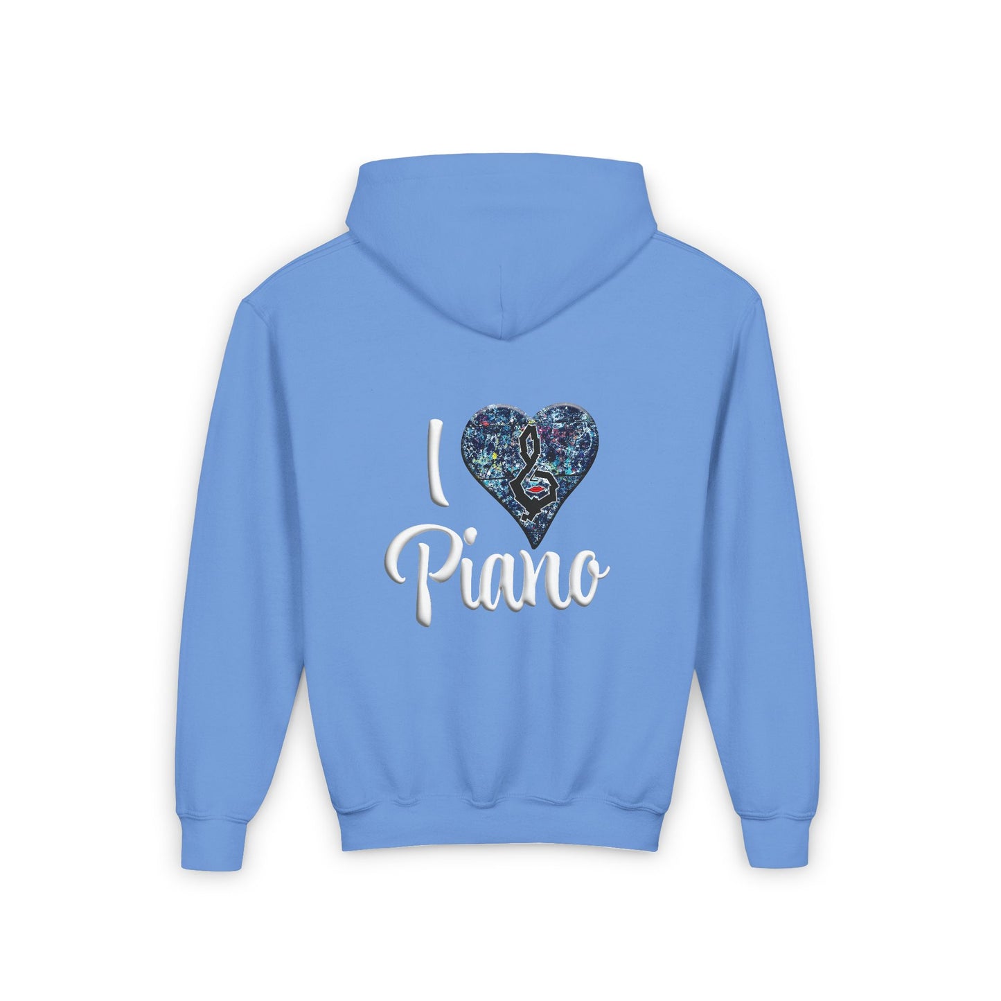 Hunter Hall: I ❤️ Piano Youth Hoodie