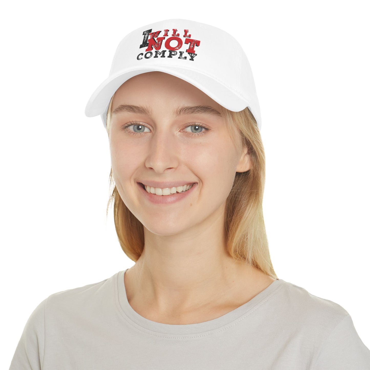 I Will Not Comply Low Profile Baseball Cap