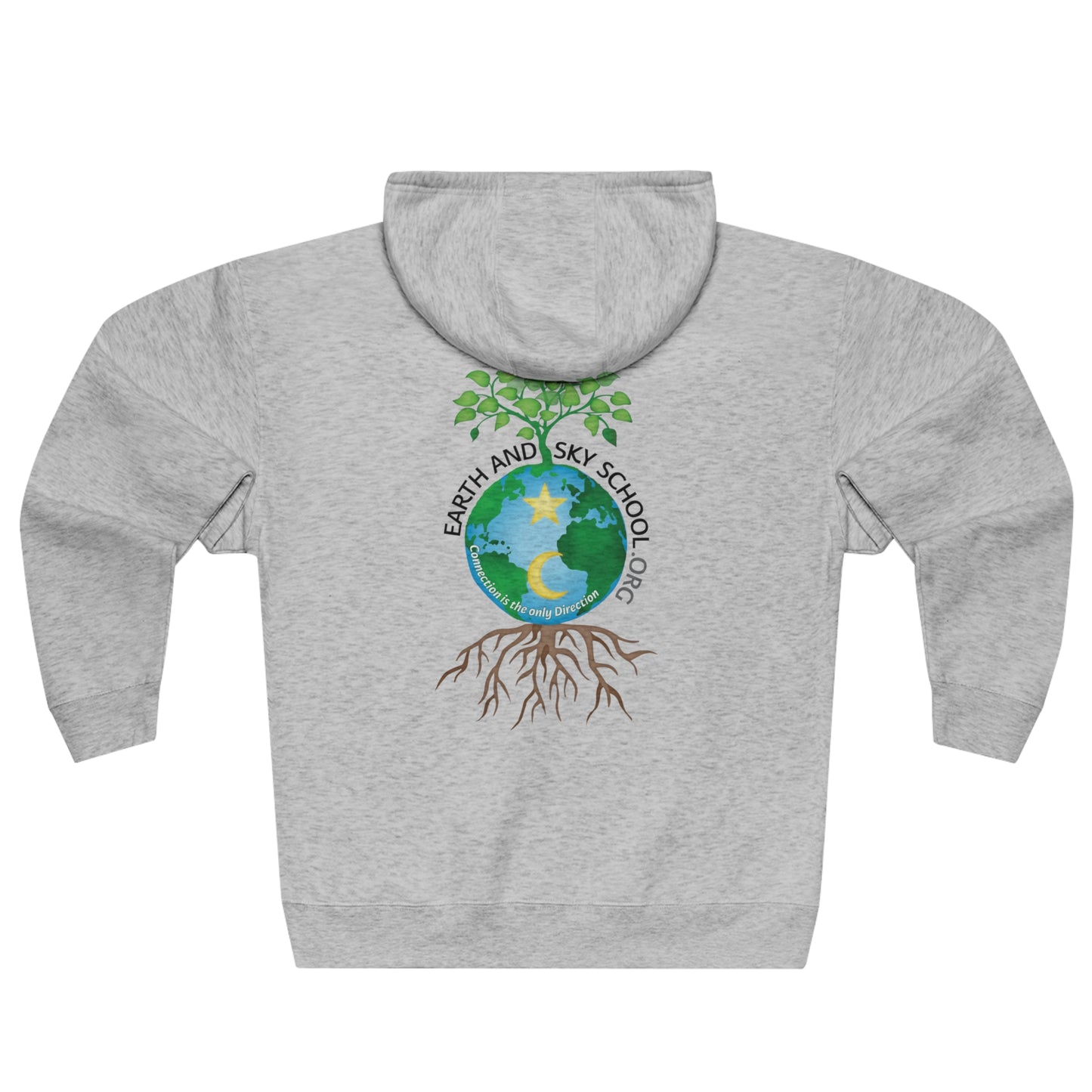 Earth and Sky School Unisex Zip Hoodie
