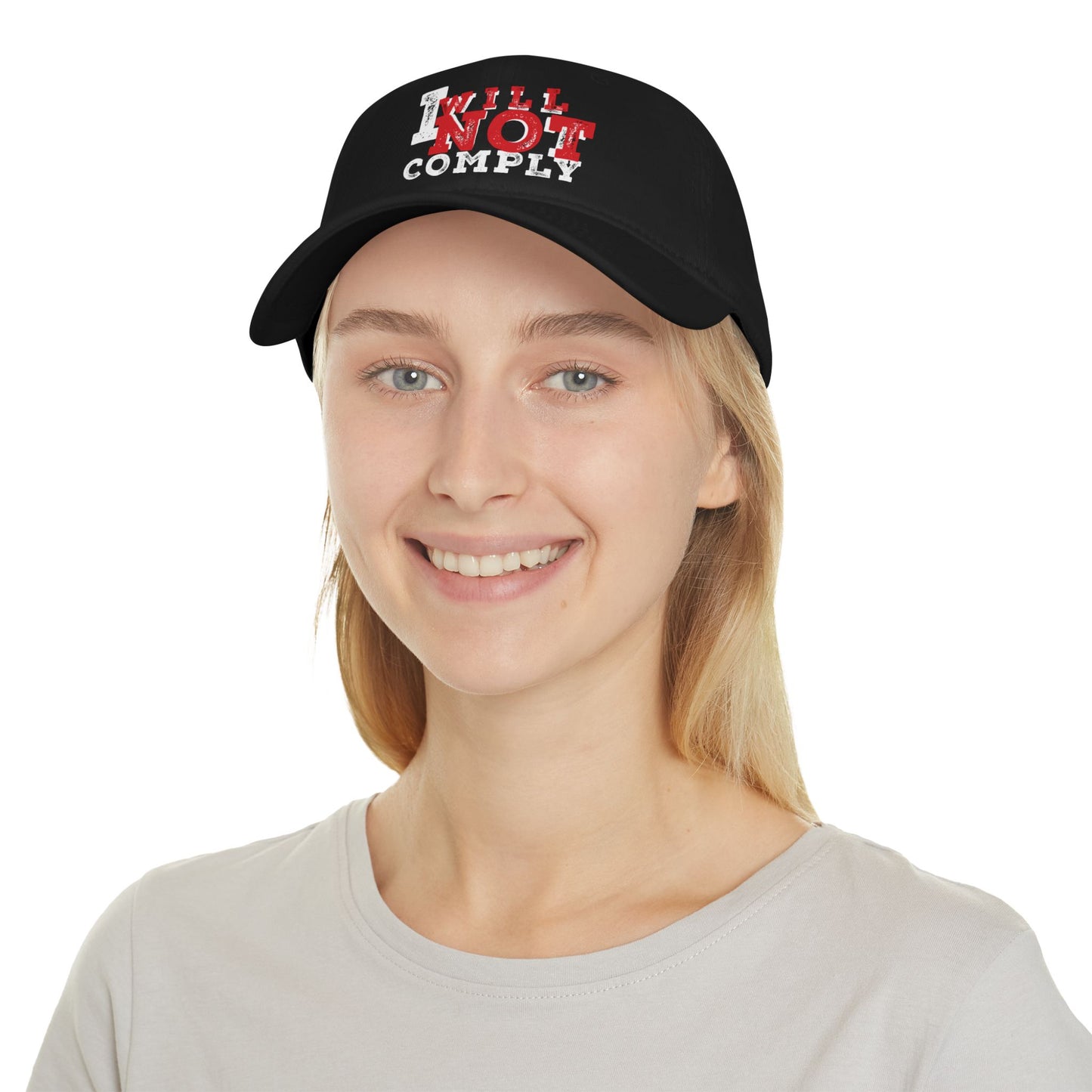 I Will Not Comply Low Profile Baseball Cap