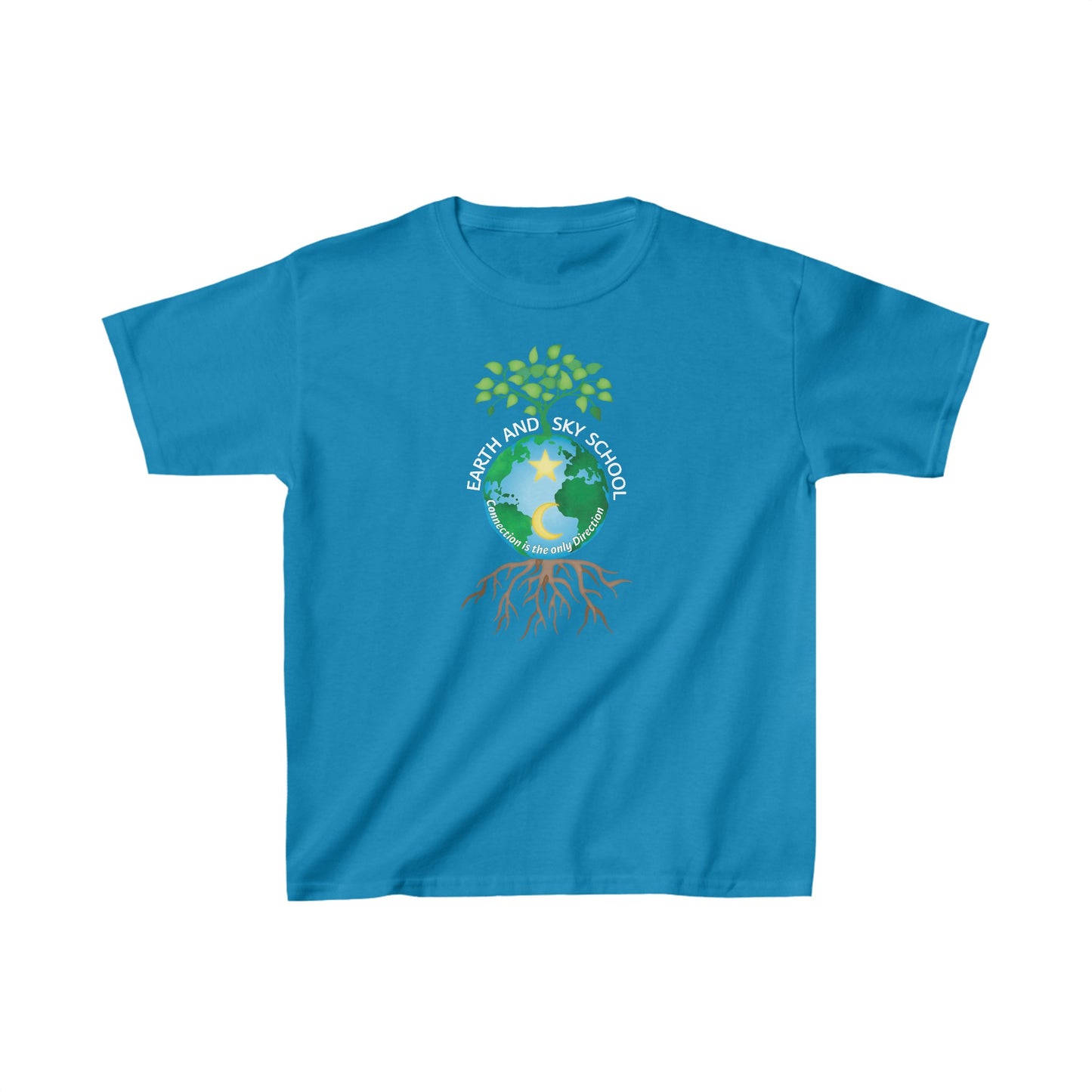 Earth and Sky School Kids 100% Cotton Tee