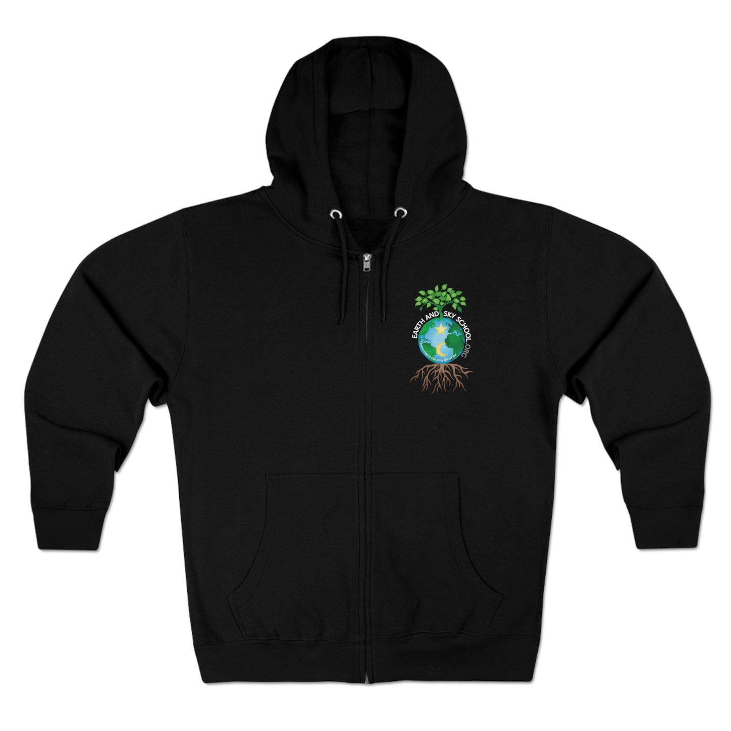 Earth and Sky School Unisex Zip Hoodie