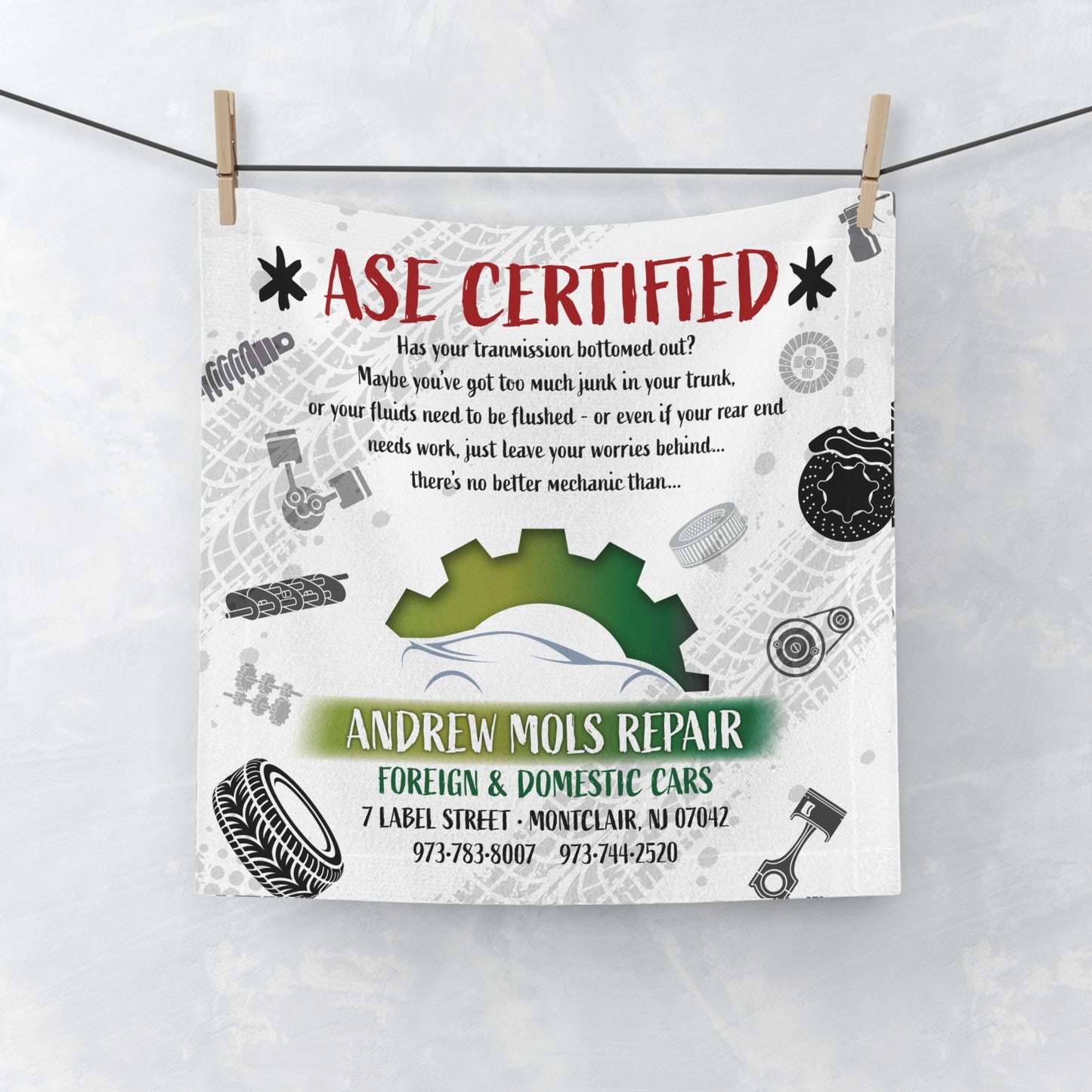 Andrew Mols Hand Towel