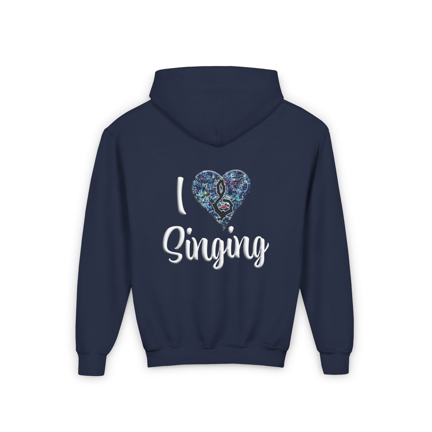 Hunter Hall: I ❤️ Singing Youth Hoodie