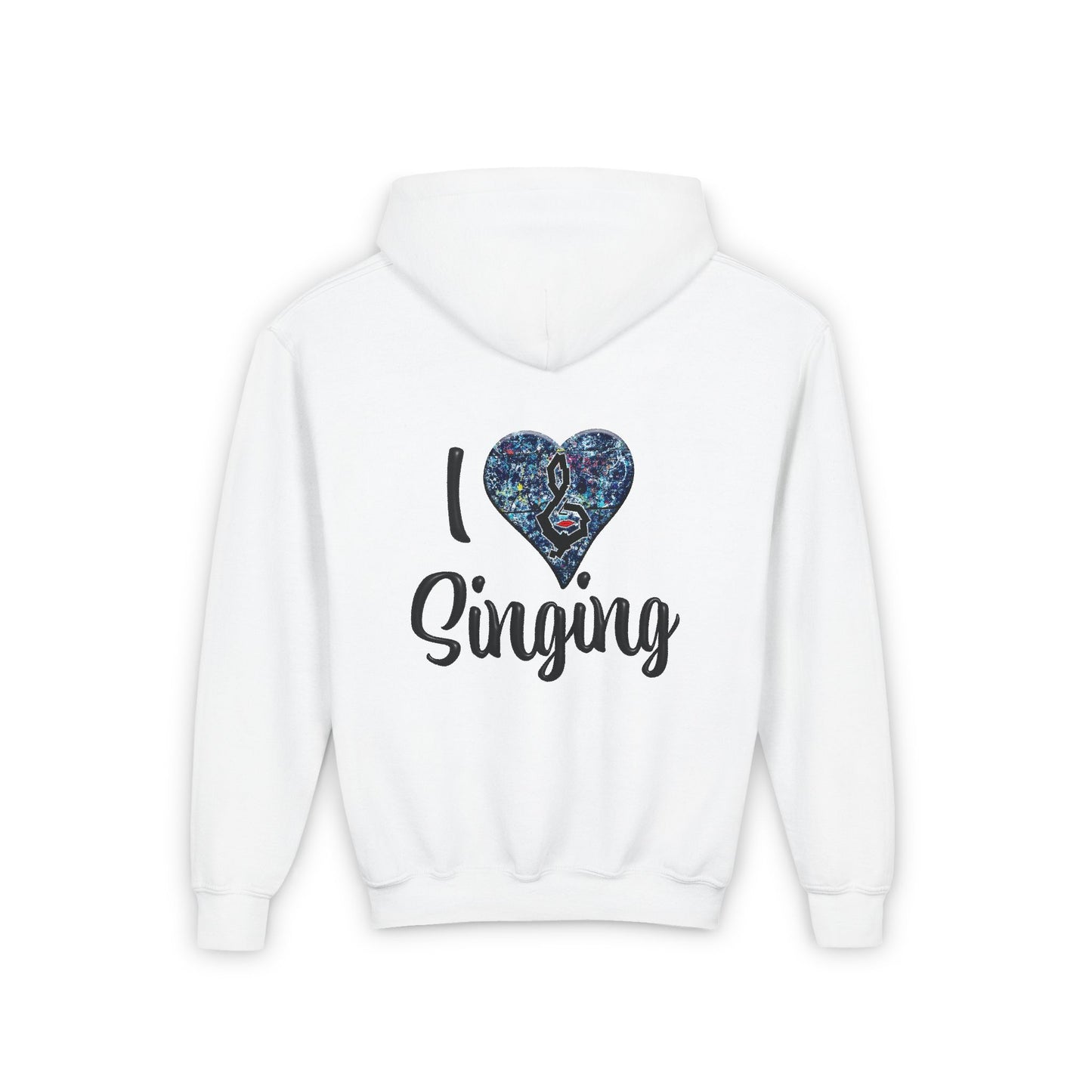 Hunter Hall: I ❤️ Singing Youth Hoodie