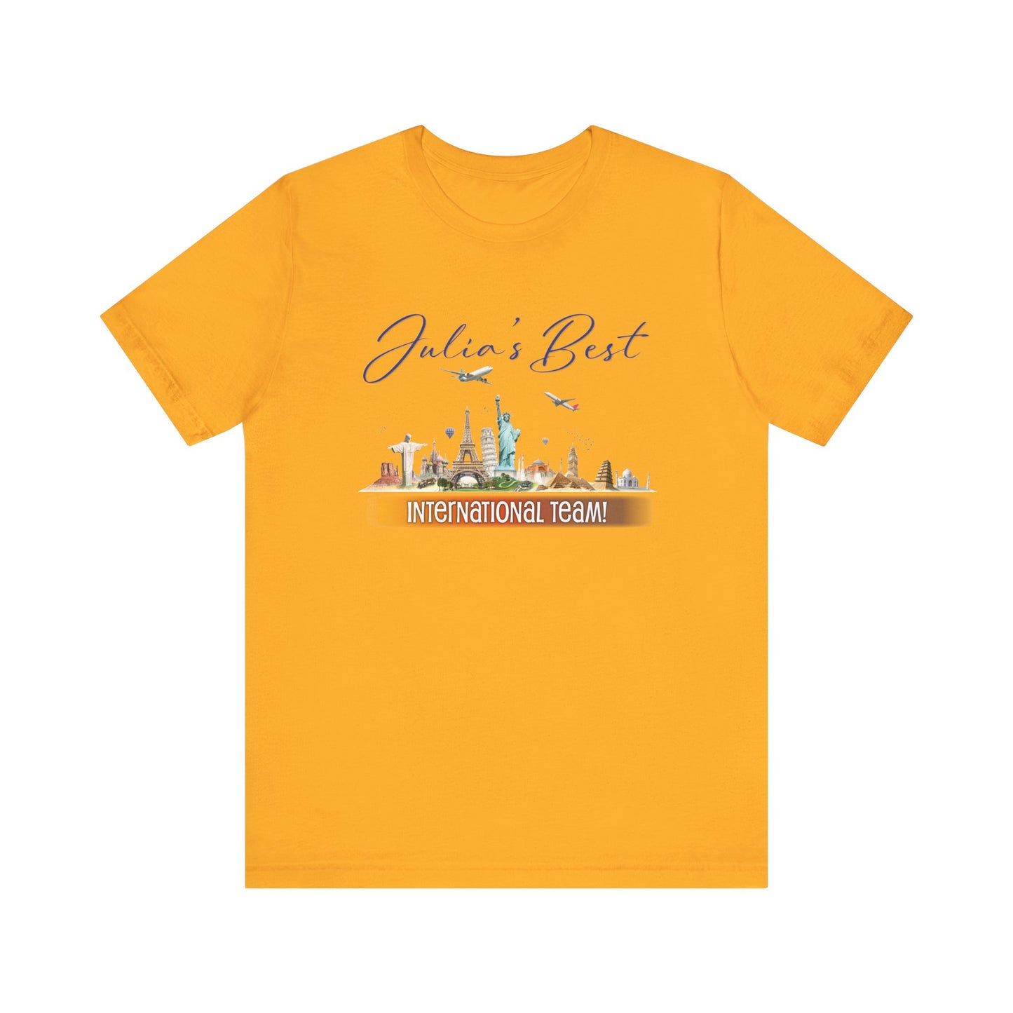 Julia's Best International Team Unisex Jersey Short Sleeve Tee