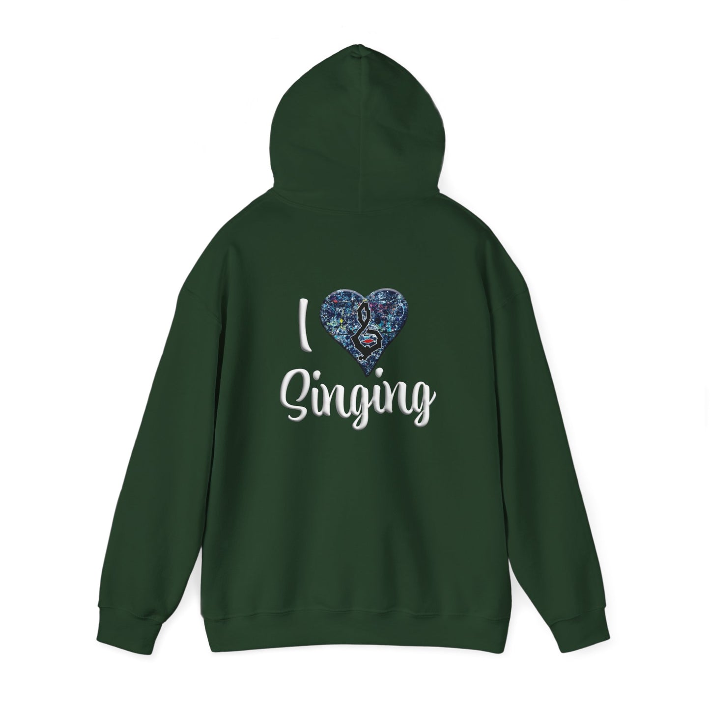Hunter Hall: I ❤️ Singing Heavy Blend Hoodie