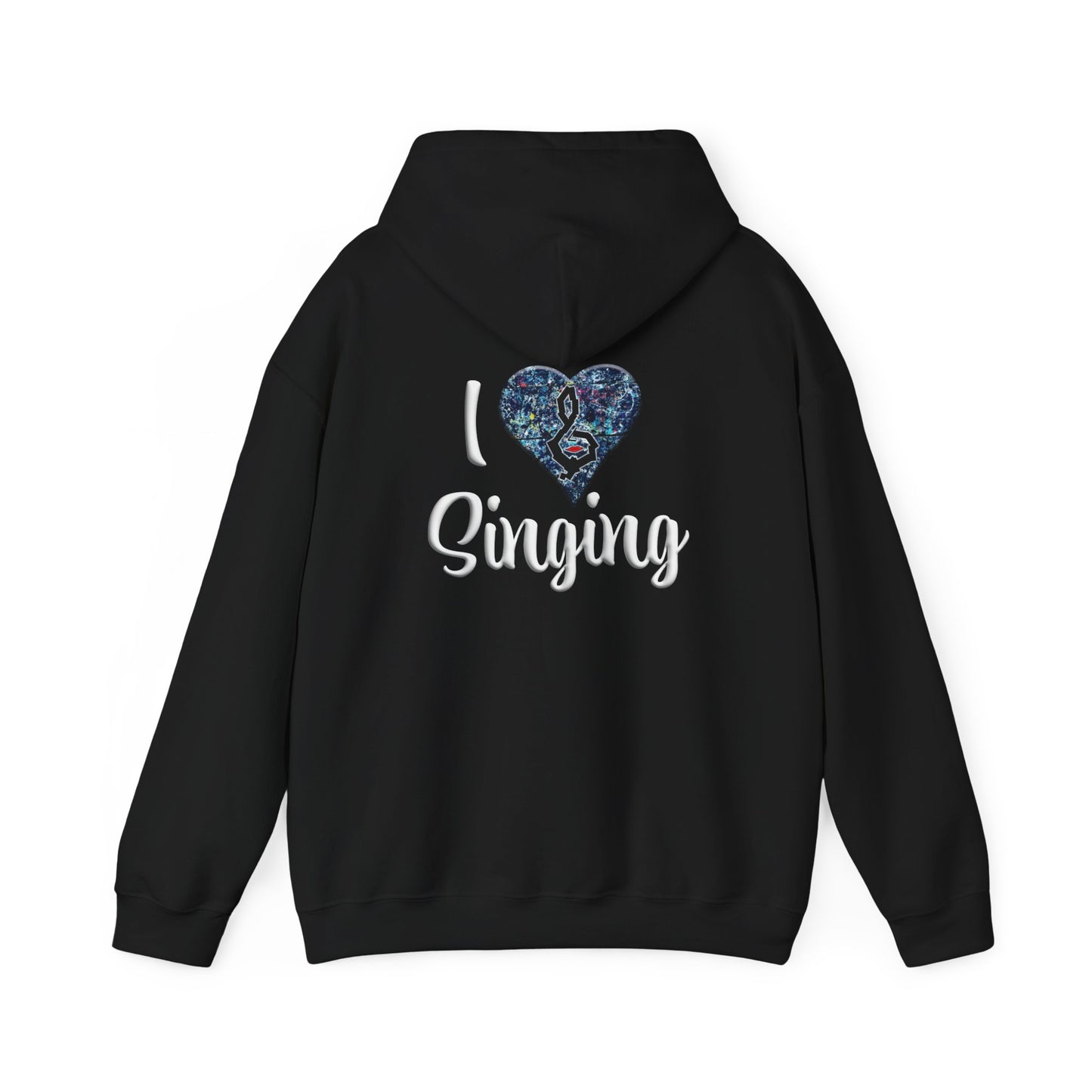 Hunter Hall: I ❤️ Singing Heavy Blend Hoodie