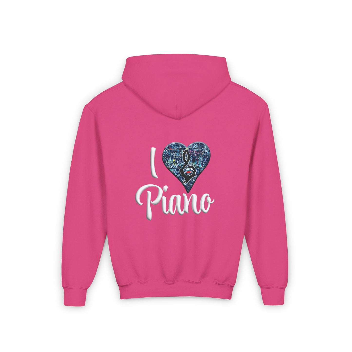 Hunter Hall: I ❤️ Piano Youth Hoodie