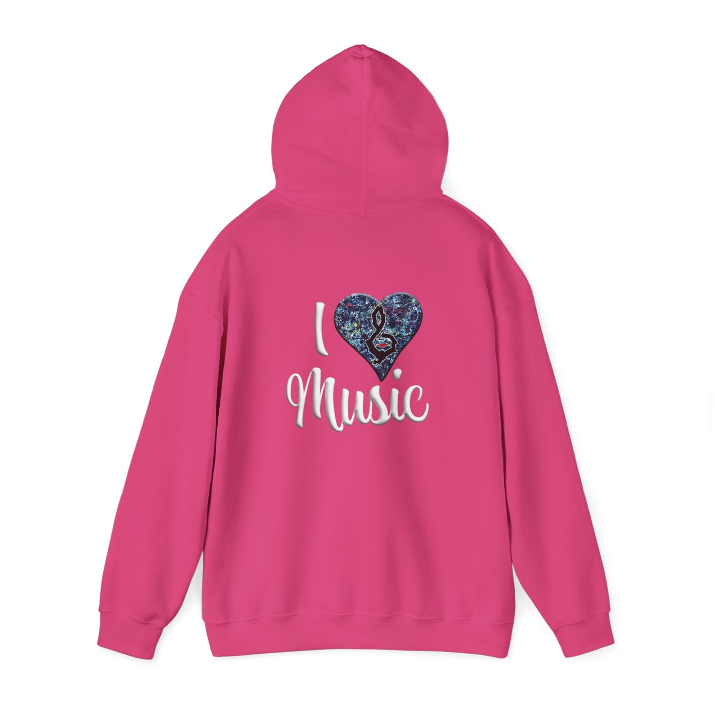 Hunter Hall: I ❤️ Music Heavy Blend Hoodie