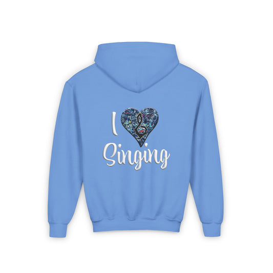 Hunter Hall: I ❤️ Singing Youth Hoodie