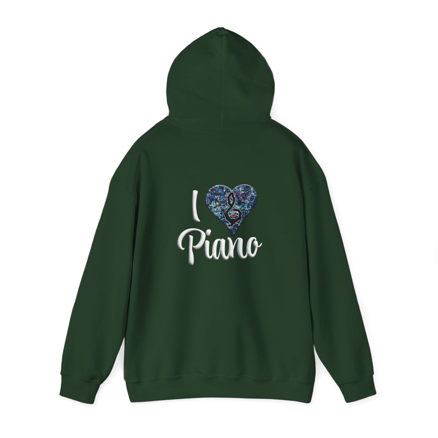 Hunter Hall: I ❤️ Piano Heavy Blend Hoodie