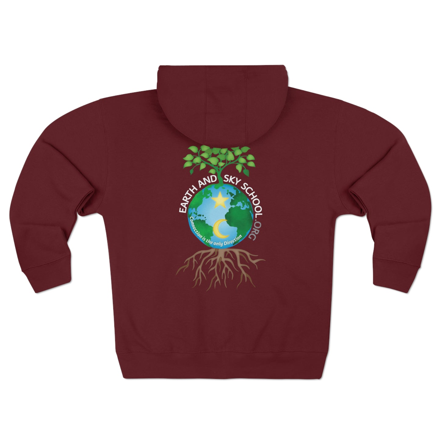 Earth and Sky School Unisex Zip Hoodie