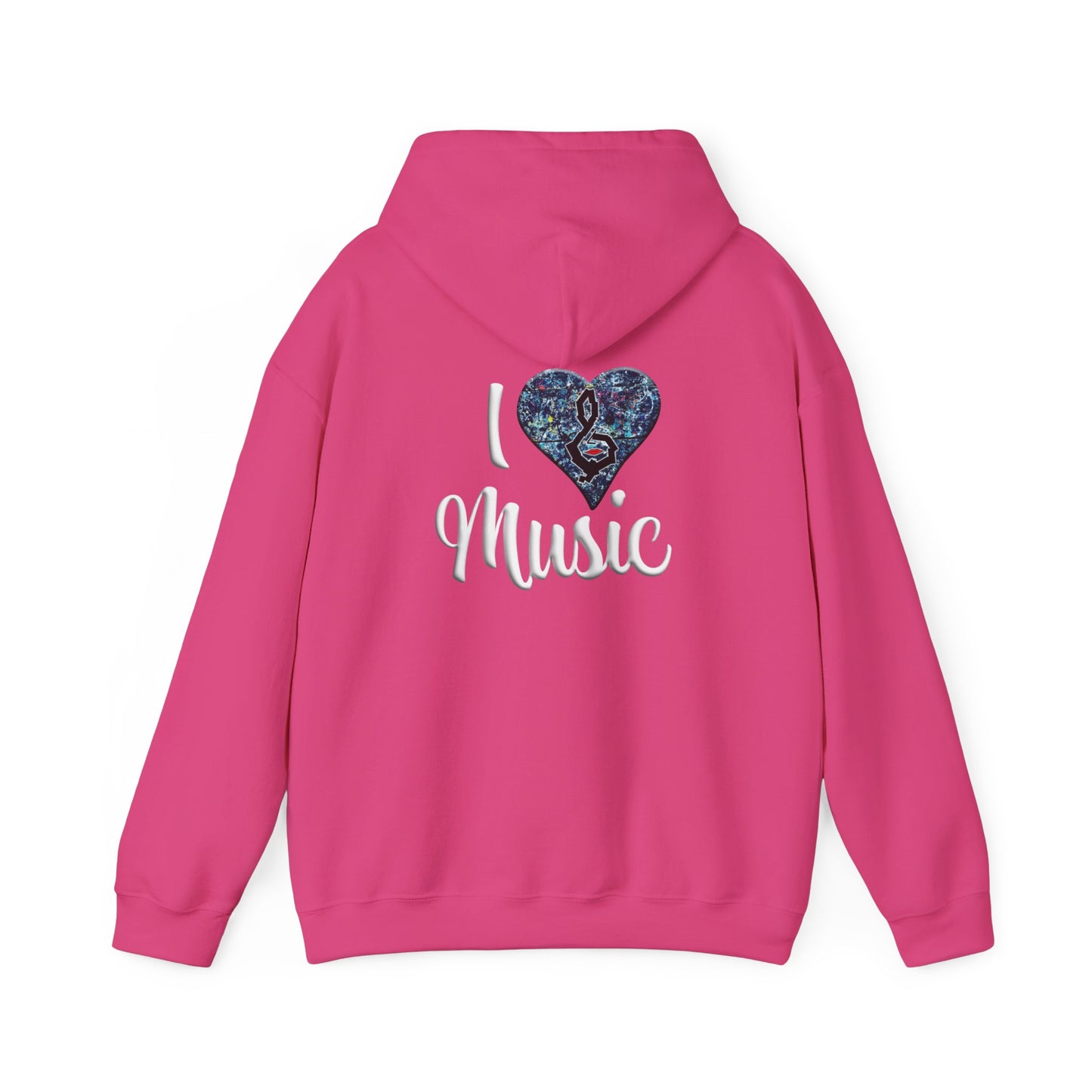 Hunter Hall: I ❤️ Music Heavy Blend Hoodie