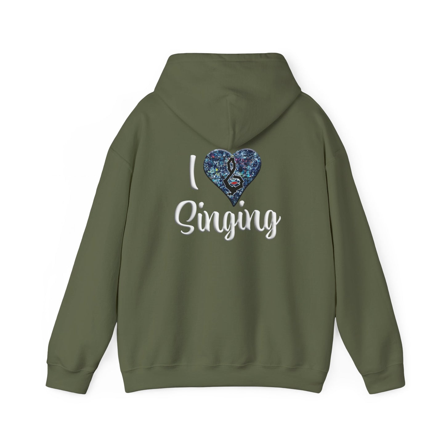 Hunter Hall: I ❤️ Singing Heavy Blend Hoodie