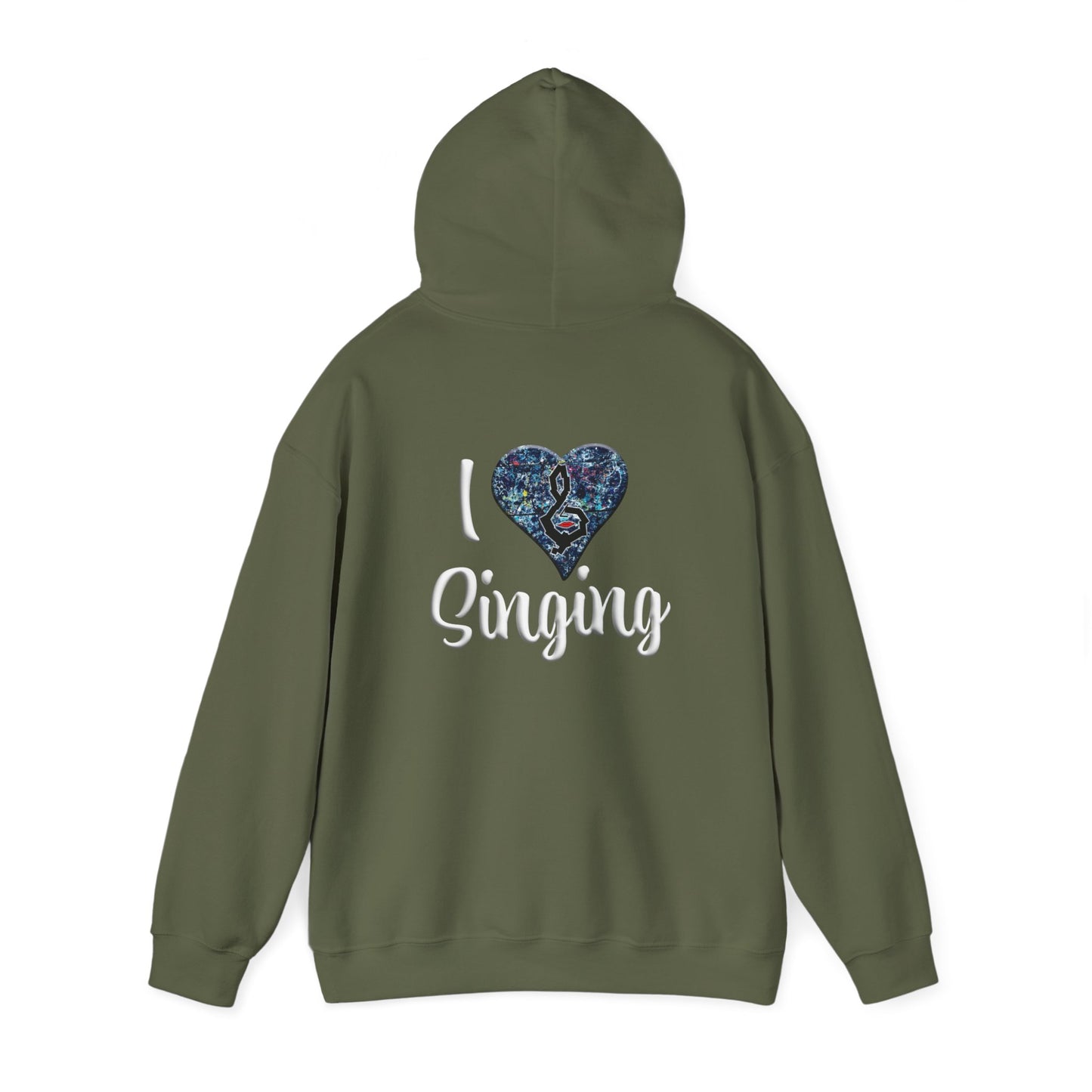 Hunter Hall: I ❤️ Singing Heavy Blend Hoodie
