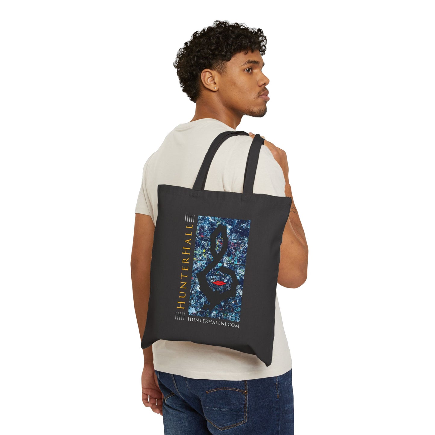 Hunter Hall: Cotton Canvas Tote Bag D3
