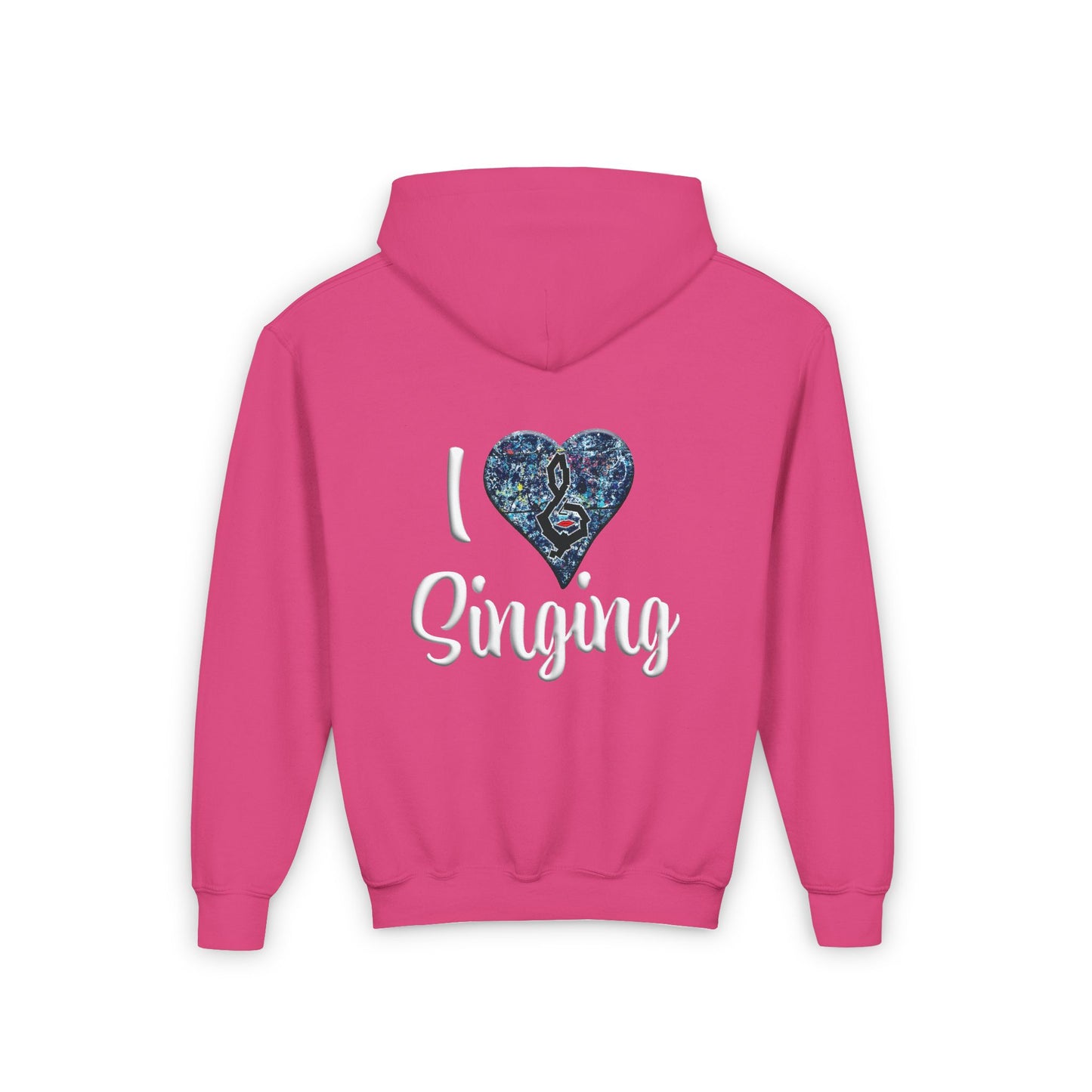 Hunter Hall: I ❤️ Singing Youth Hoodie