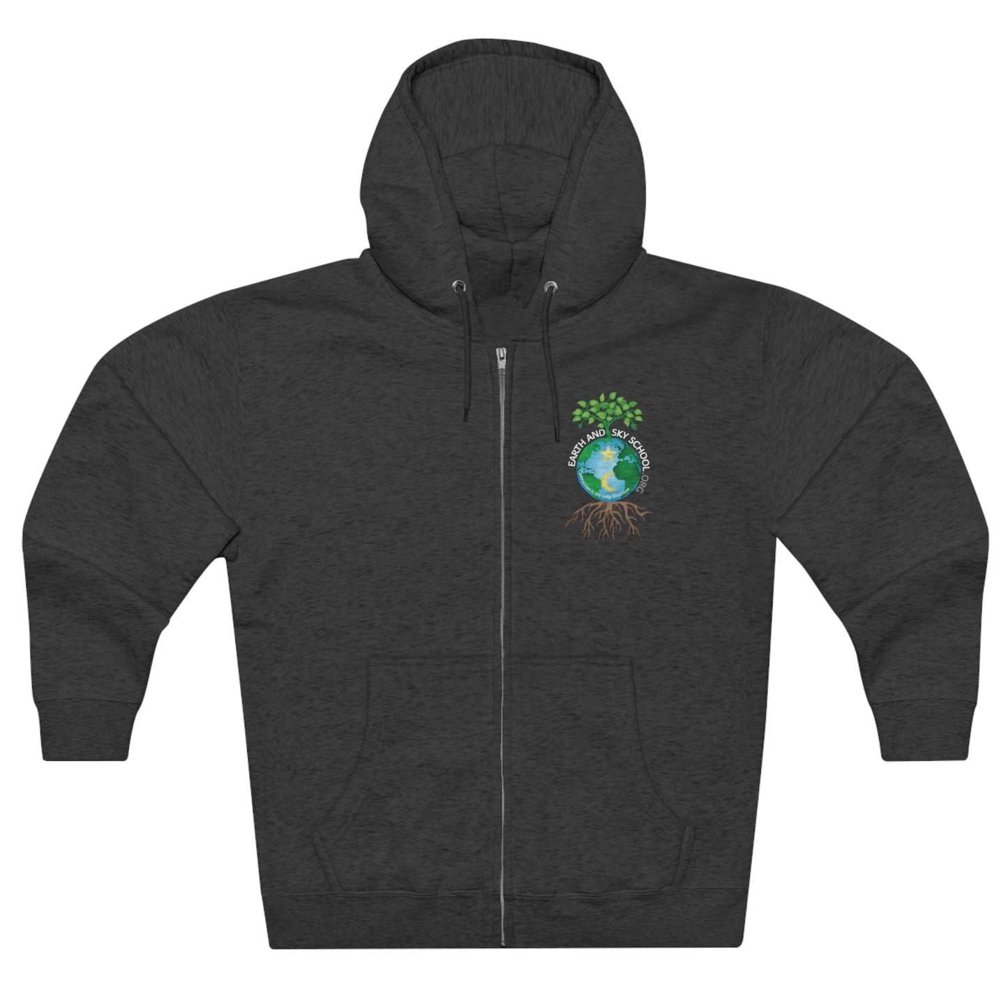 Earth and Sky School Unisex Zip Hoodie