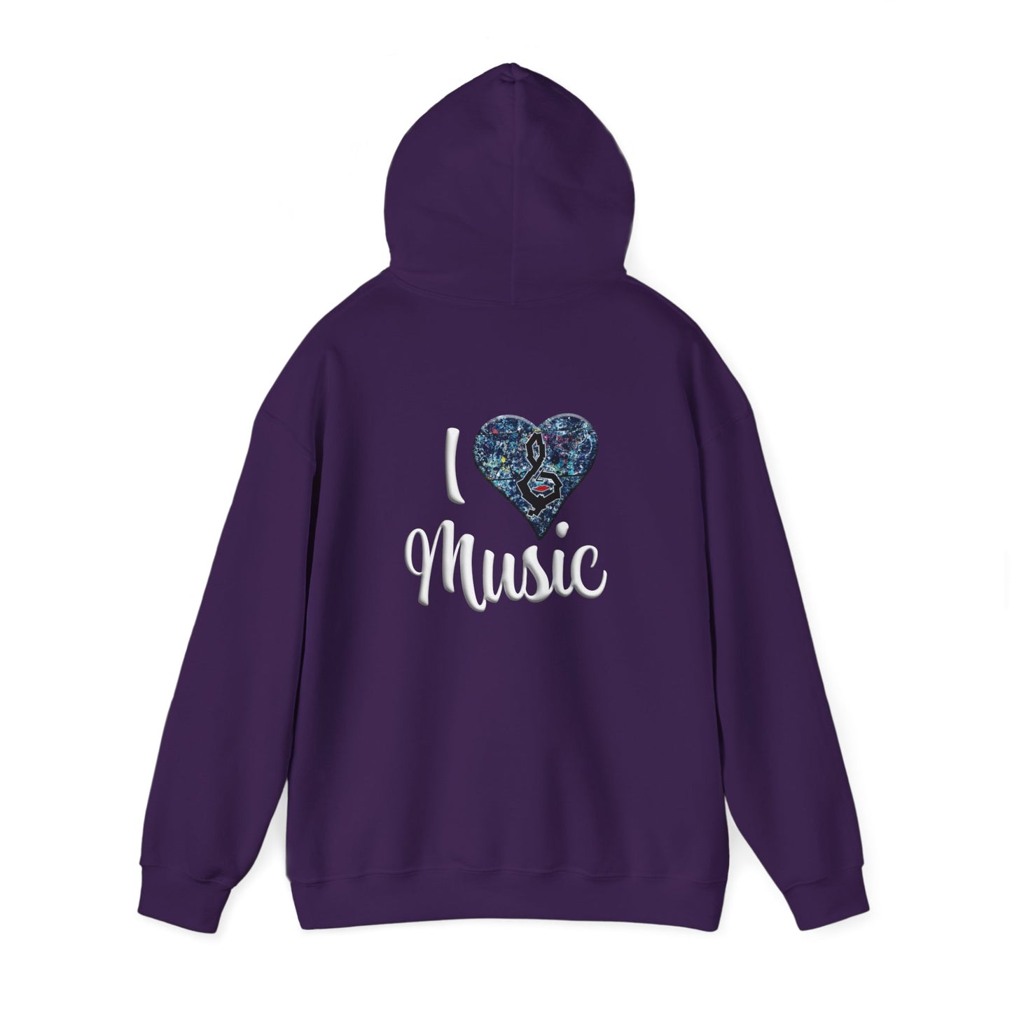 Hunter Hall: I ❤️ Music Heavy Blend Hoodie