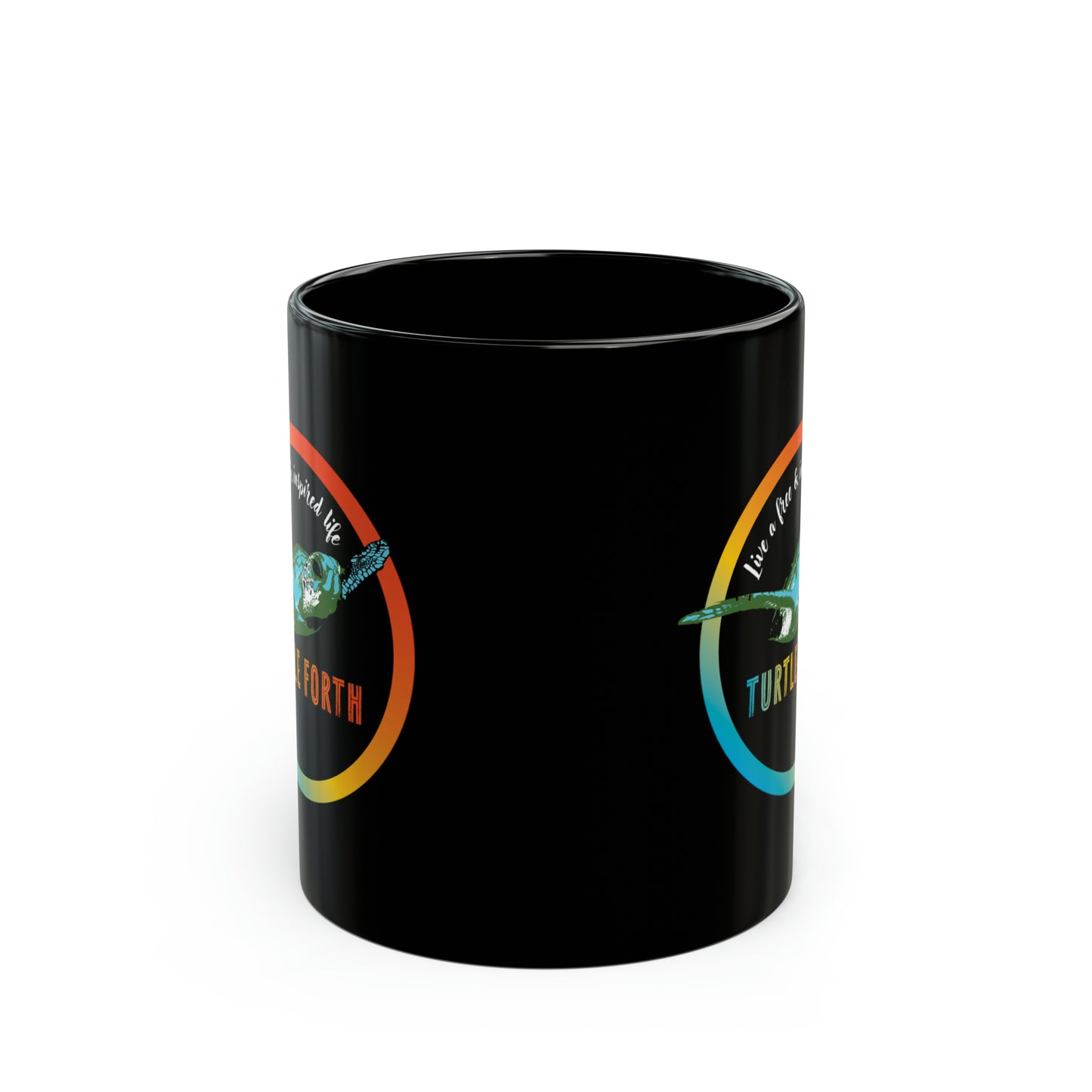Solari Turtle Forth Black Mug A (11oz)