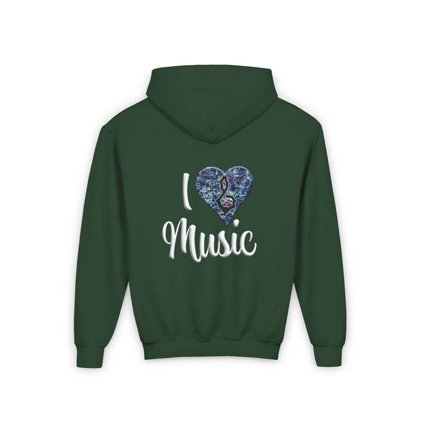Hunter Hall: I ❤️ Music Youth Hoodie