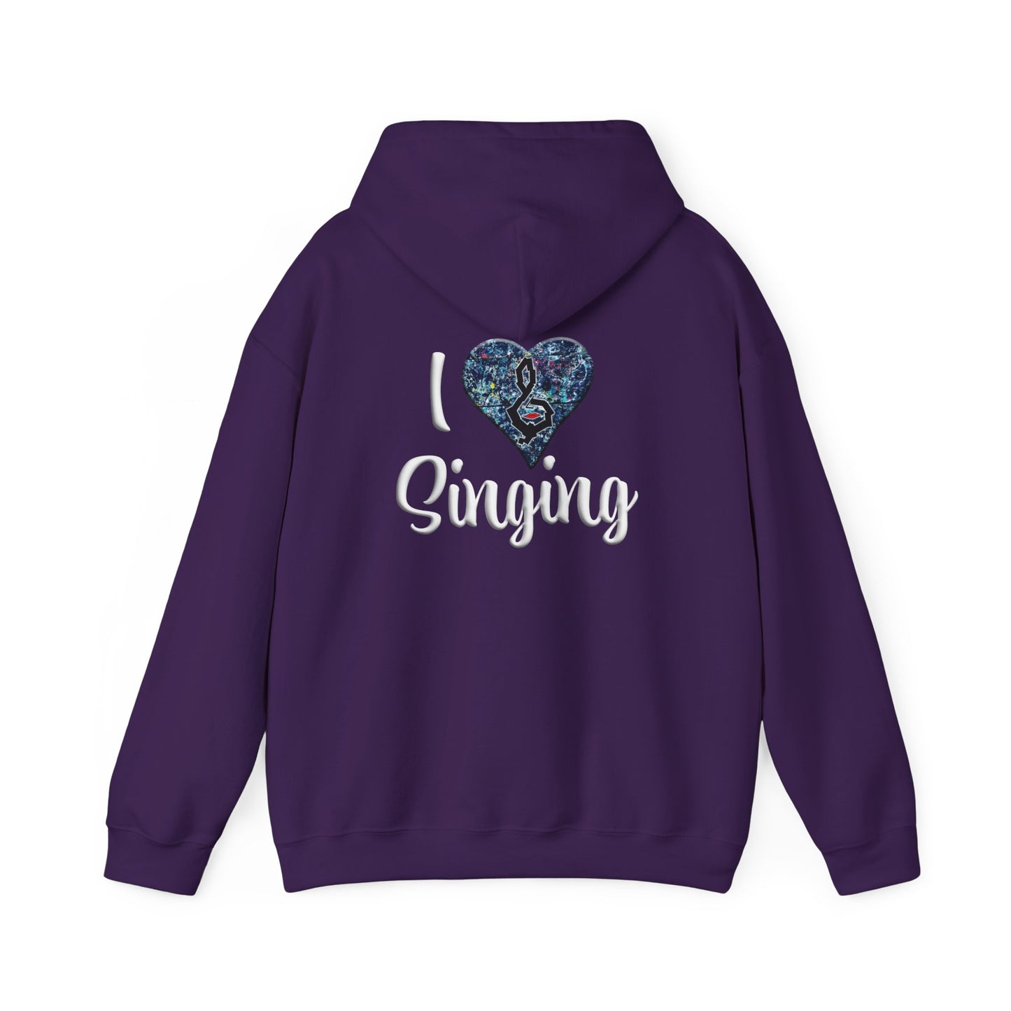 Hunter Hall: I ❤️ Singing Heavy Blend Hoodie
