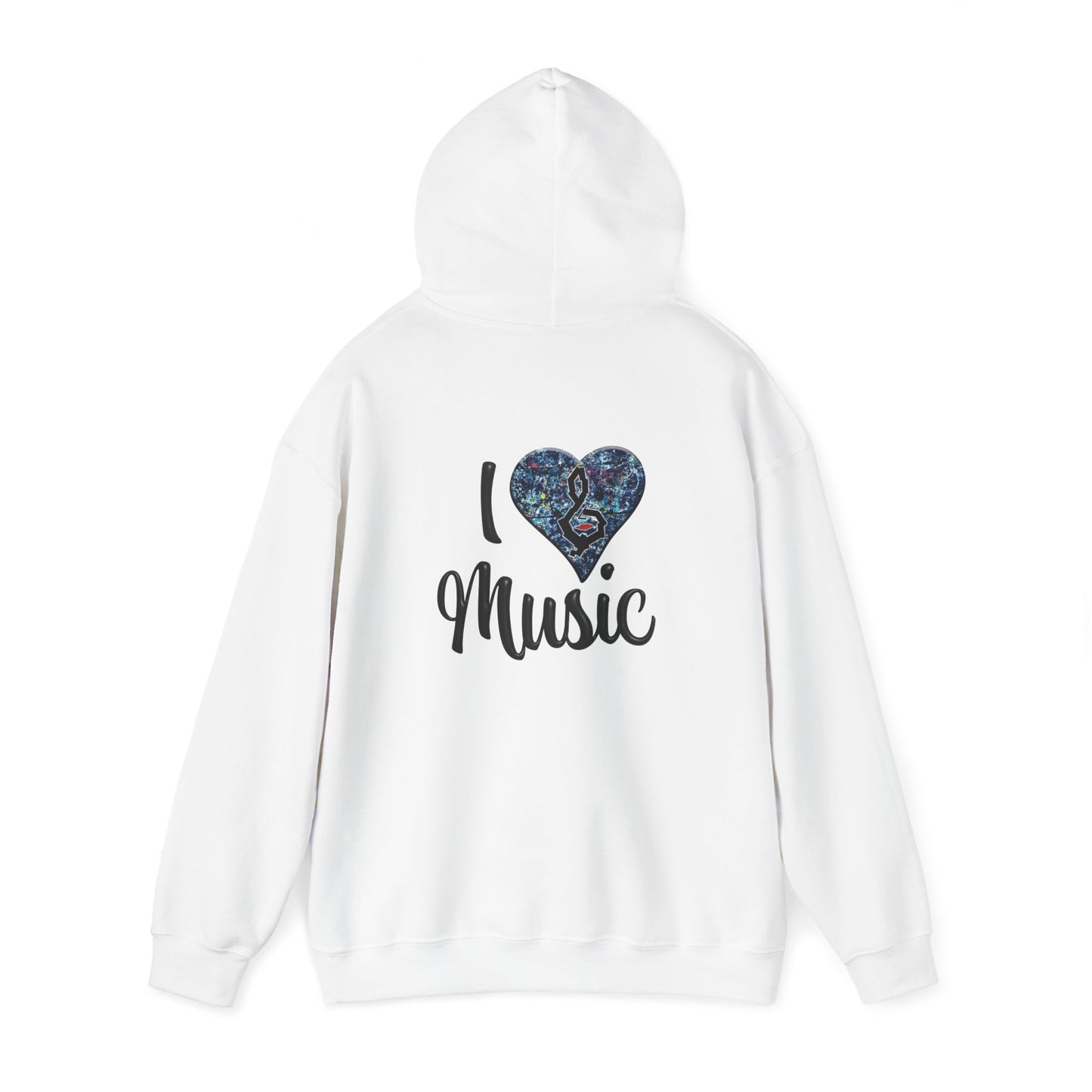 Hunter Hall: I ❤️ Music Heavy Blend Hoodie